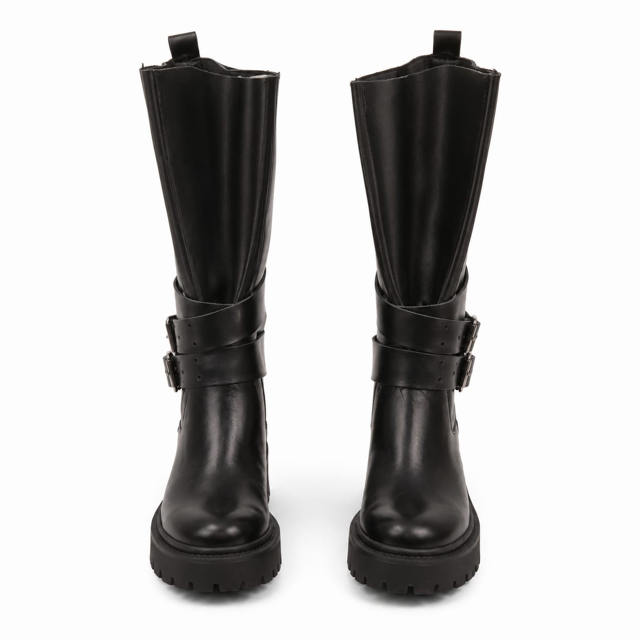 Stivale  in vera pelle - tacco 5 cm- Art. 3029PELLE