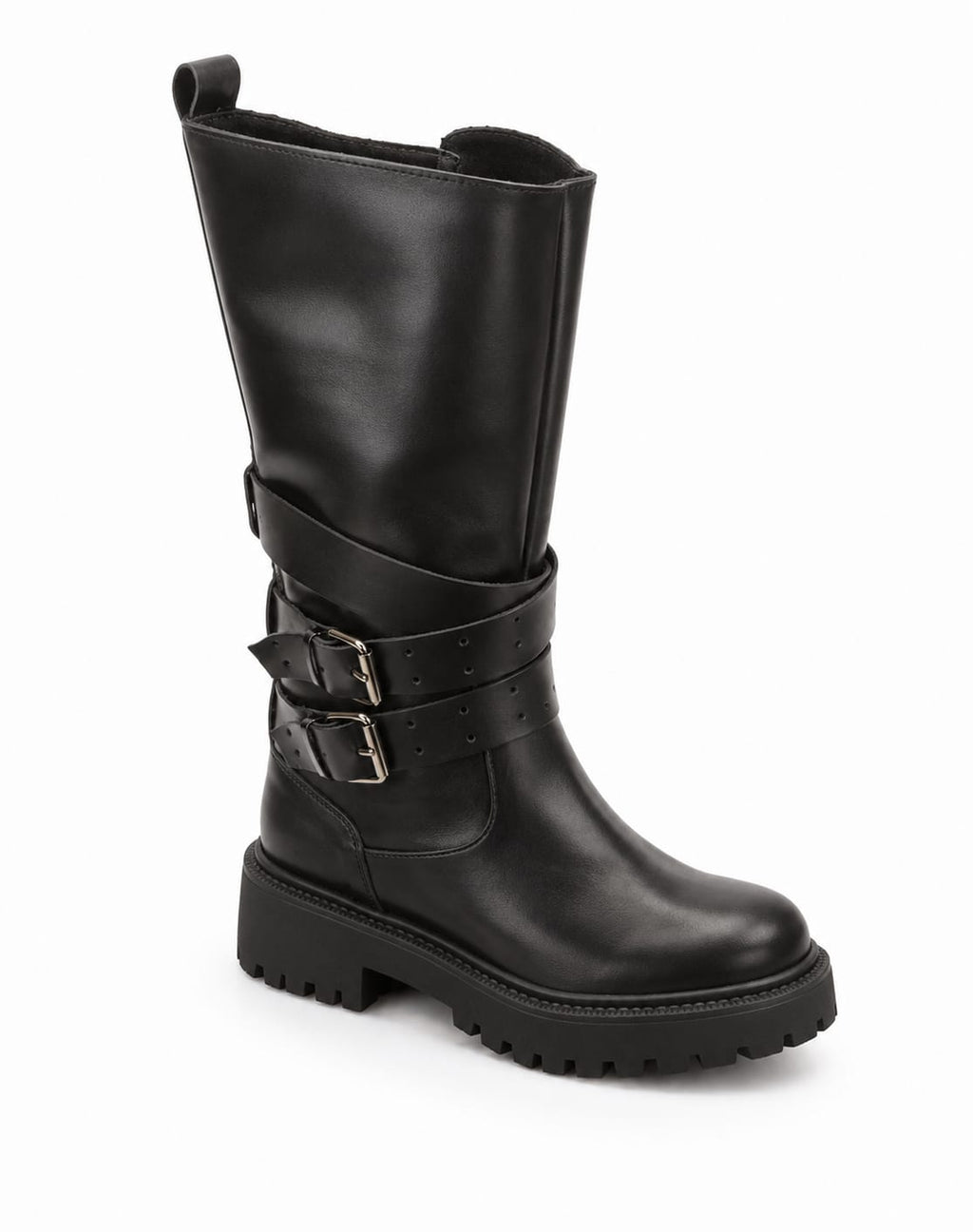 Stivale  in vera pelle - tacco 5 cm- Art. 3029PELLE