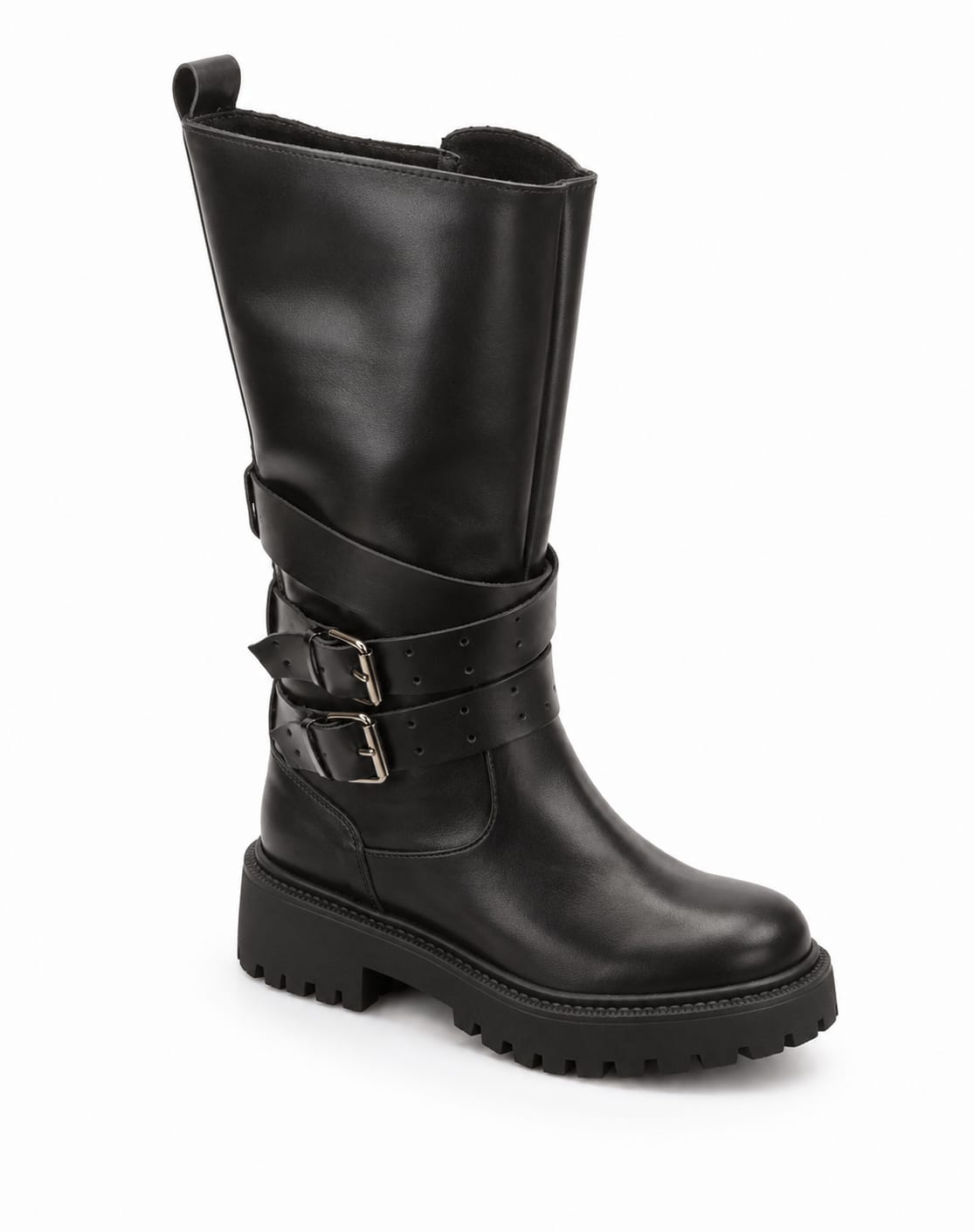 Stivale  in vera pelle - tacco 5 cm- Art. 3029PELLE