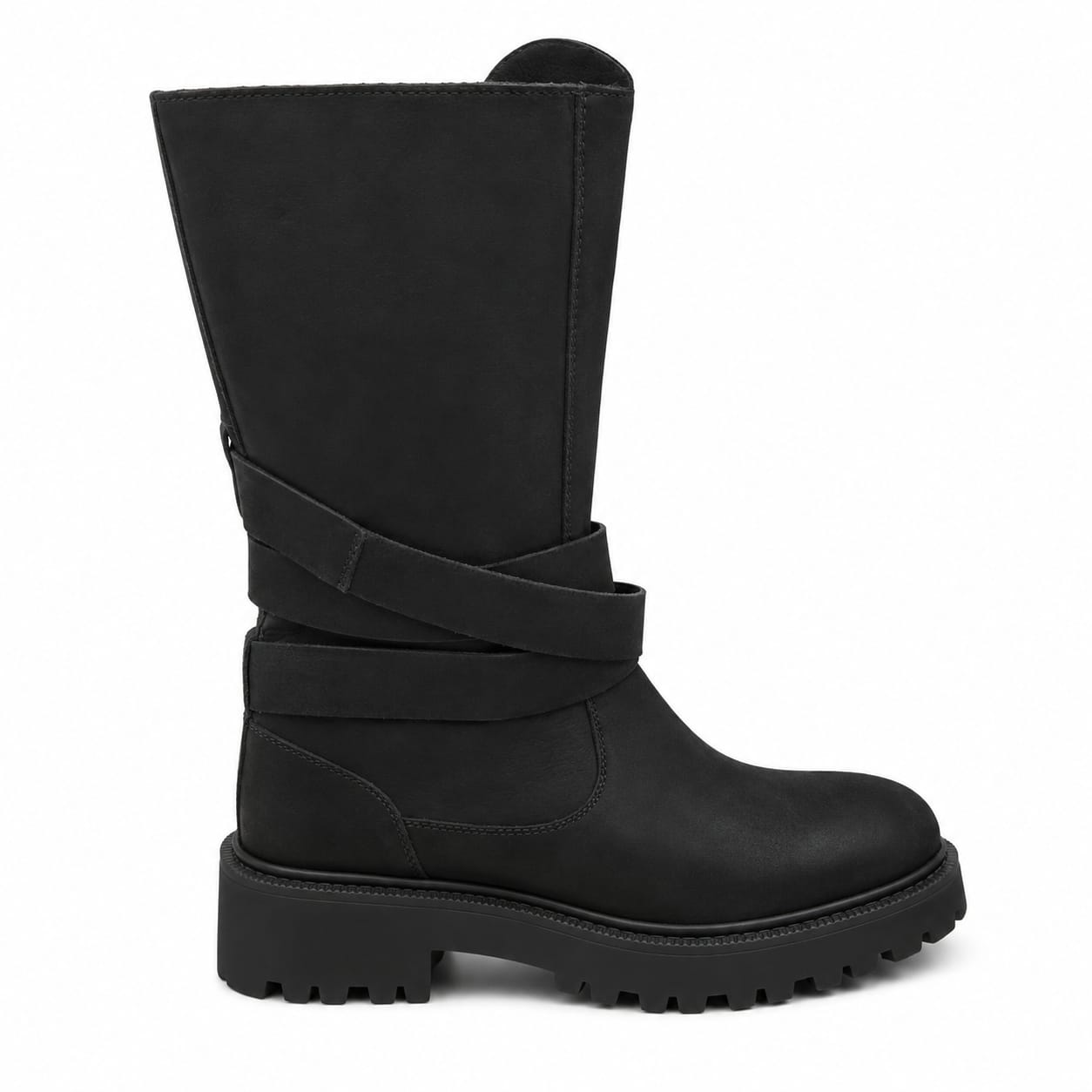 Stivale  in vera pelle scamosciata - tacco 5 cm- Art. 3029CAMOSCIO