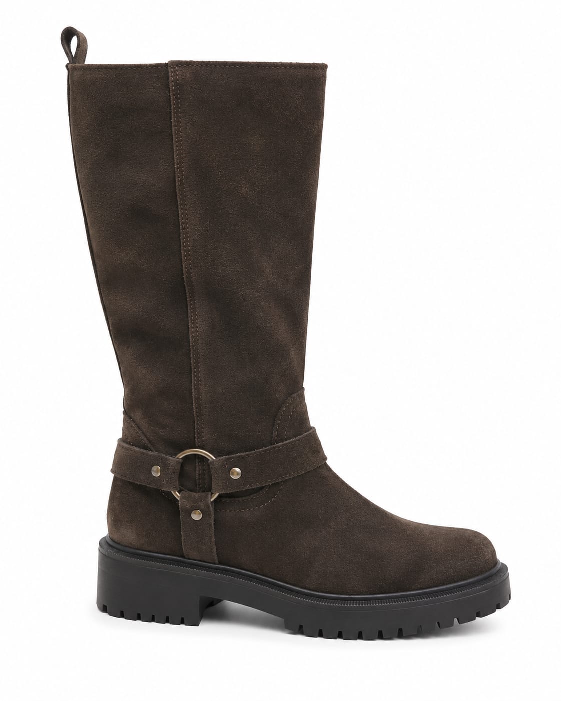 Stivale in pelle scamosciata - tacco 4 cm- Art. 4006CAMOSCIO