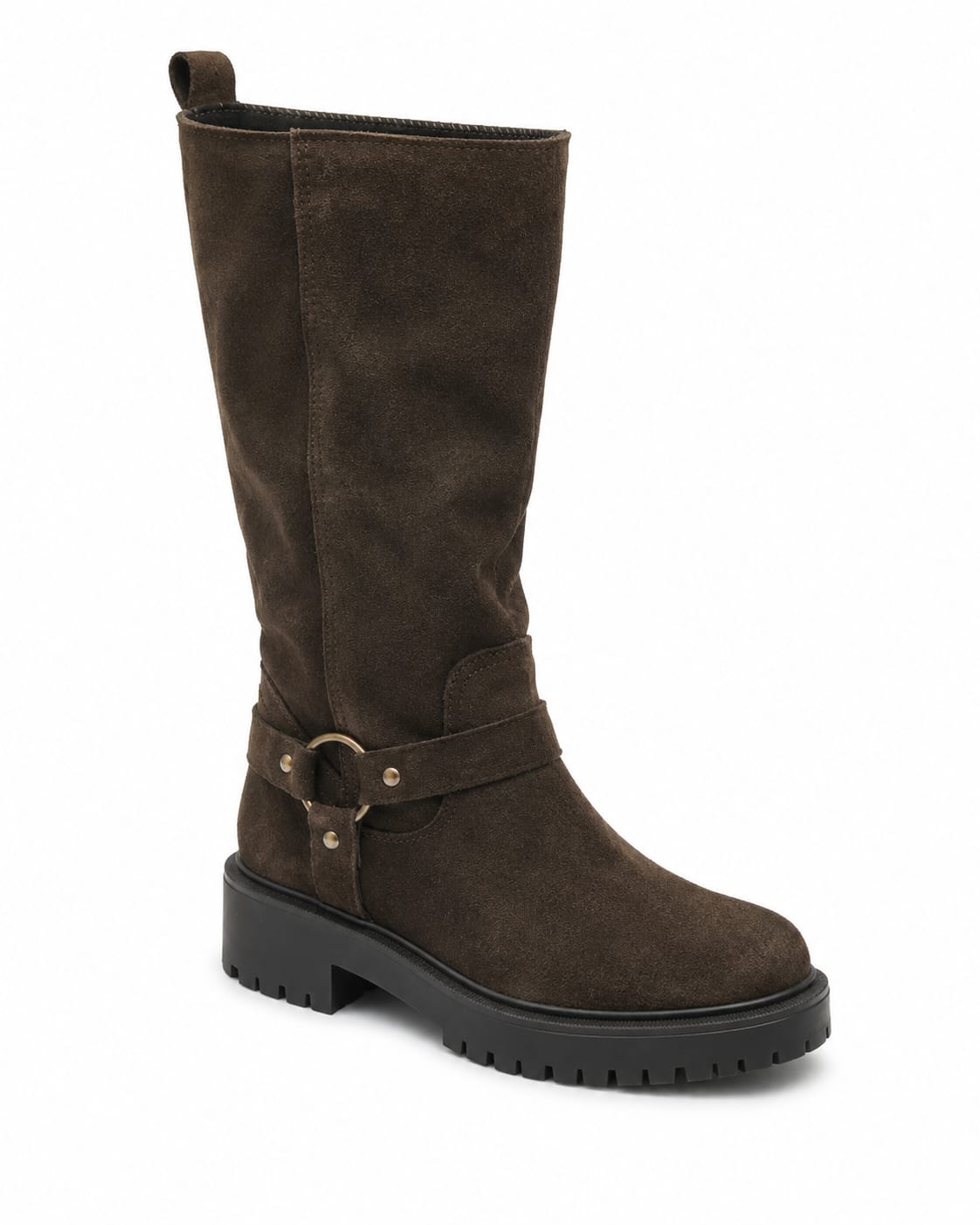 Stivale in pelle scamosciata - tacco 4 cm- Art. 4006CAMOSCIO