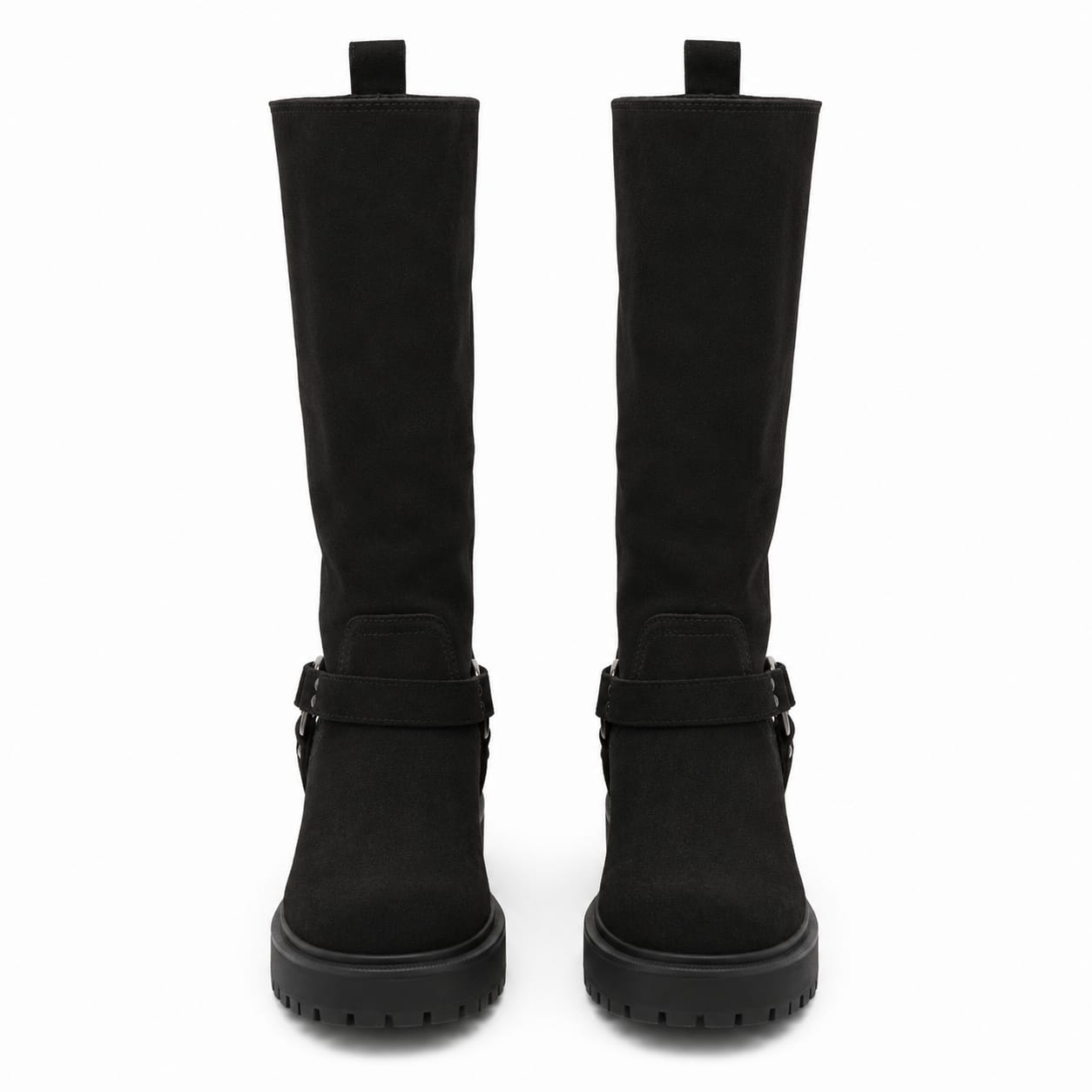 Stivale in pelle scamosciata - tacco 4 cm- Art. 4006CAMOSCIO