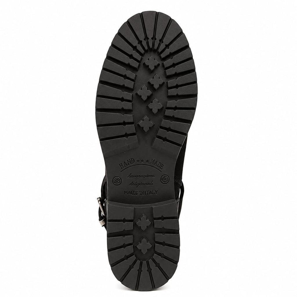 Stivale in pelle scamosciata - tacco 4 cm- Art. 4006CAMOSCIO