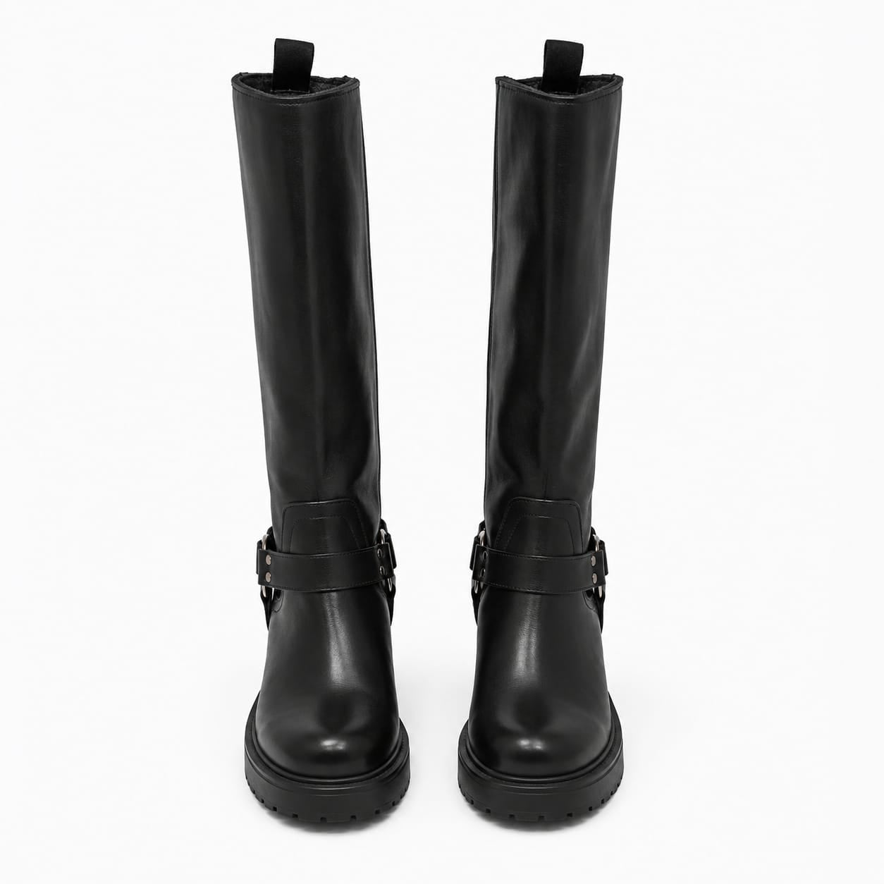 Stivale in vera pelle - tacco 4 cm- Art. 4006PELLE