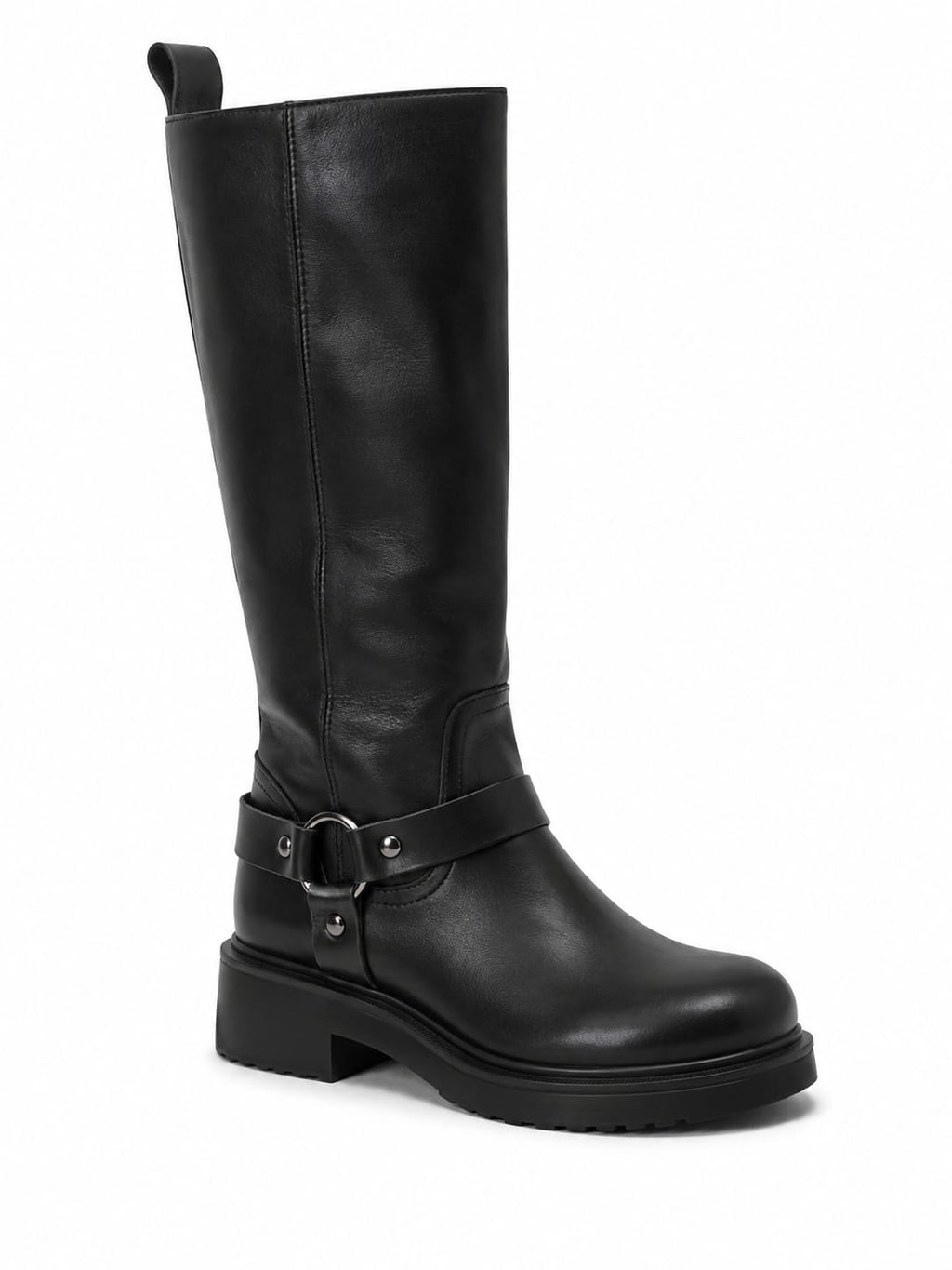 Stivale in vera pelle - tacco 4 cm- Art. 4006PELLE