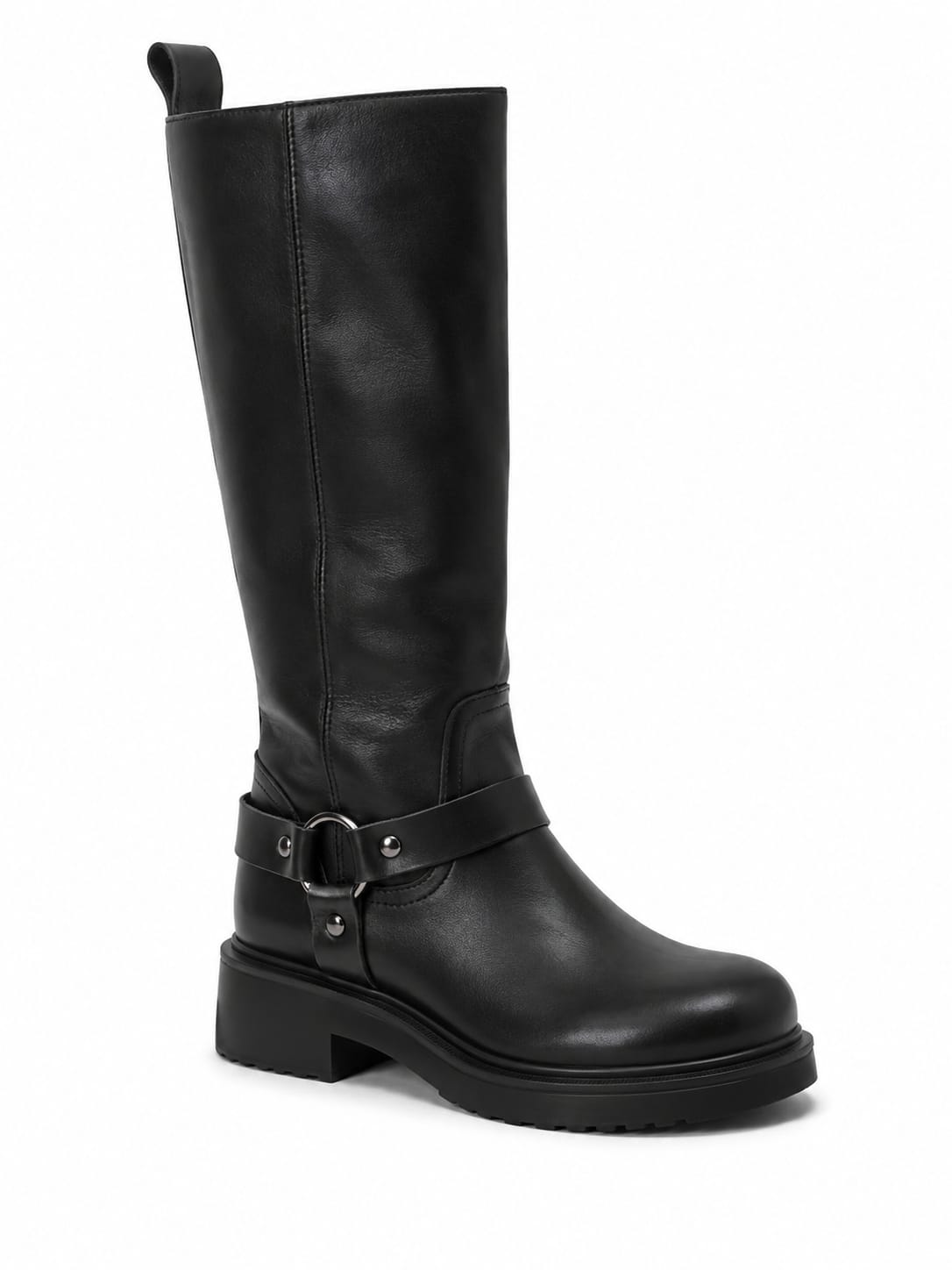 Stivale in vera pelle - tacco 4 cm- Art. 4006PELLE