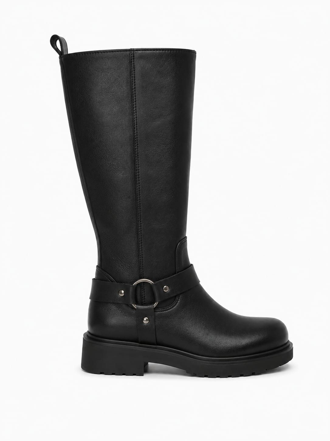 Stivale in vera pelle - tacco 4 cm- Art. 4006PELLE