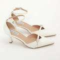 Sandali in simil pelle verniciata con tacco a rocchettoBK049 Art. BK049