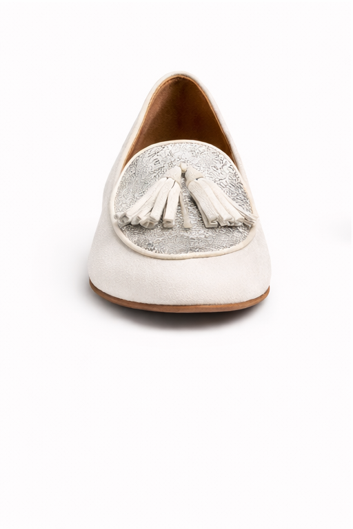 Mocassini punta rotonda - tacco 2 cm -Art.2CAMOSCIO
