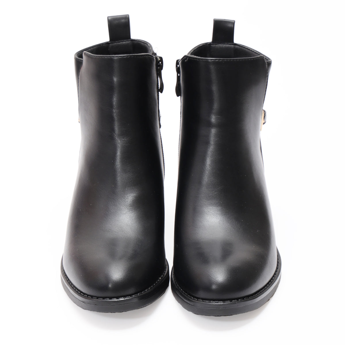 Stivaletti in simil pelle con fibbia dorata- Art.68323
