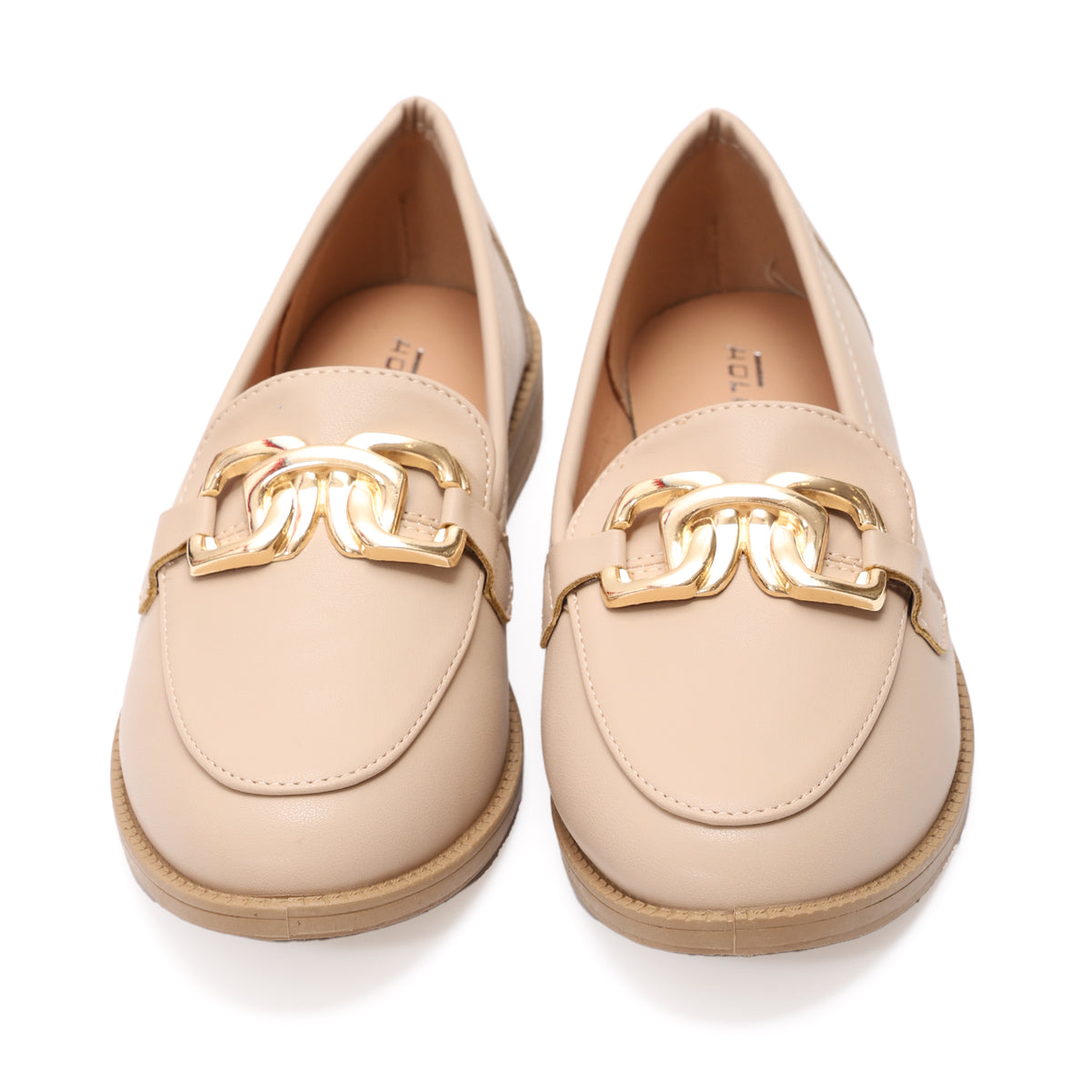 Mocassino in simil pelle con fibbia dorata- Art.HS83364