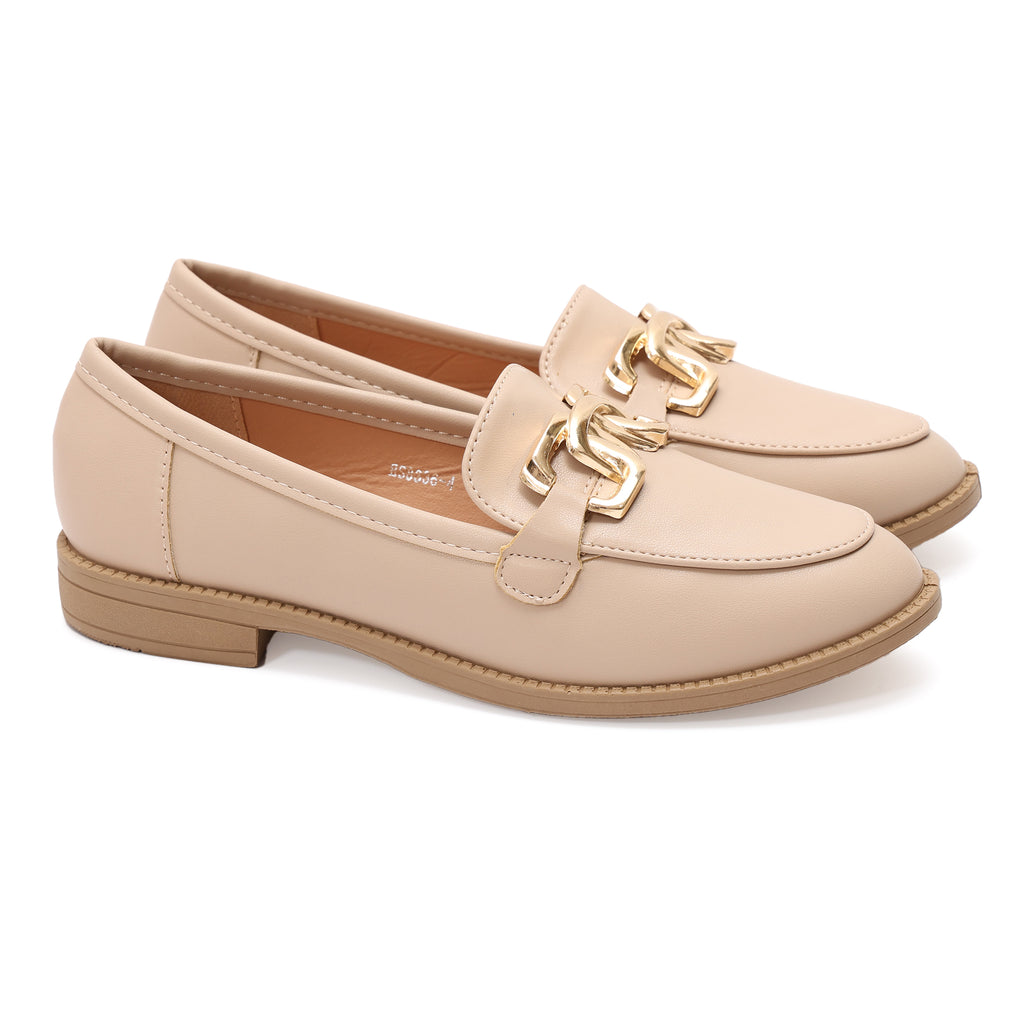 Mocassino in simil pelle con fibbia dorata- Art.HS83364