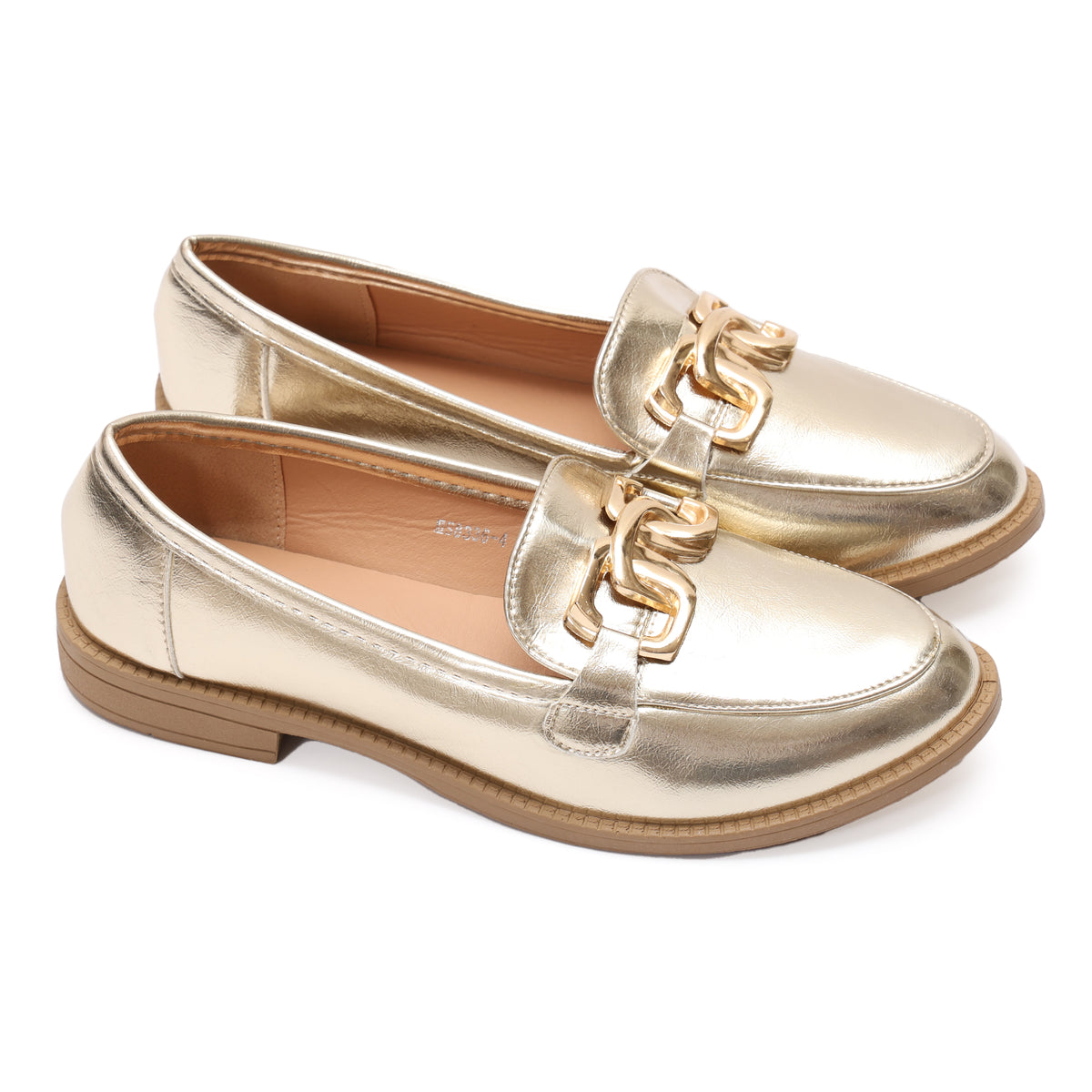 Mocassino in simil pelle con fibbia dorata- Art.HS83364