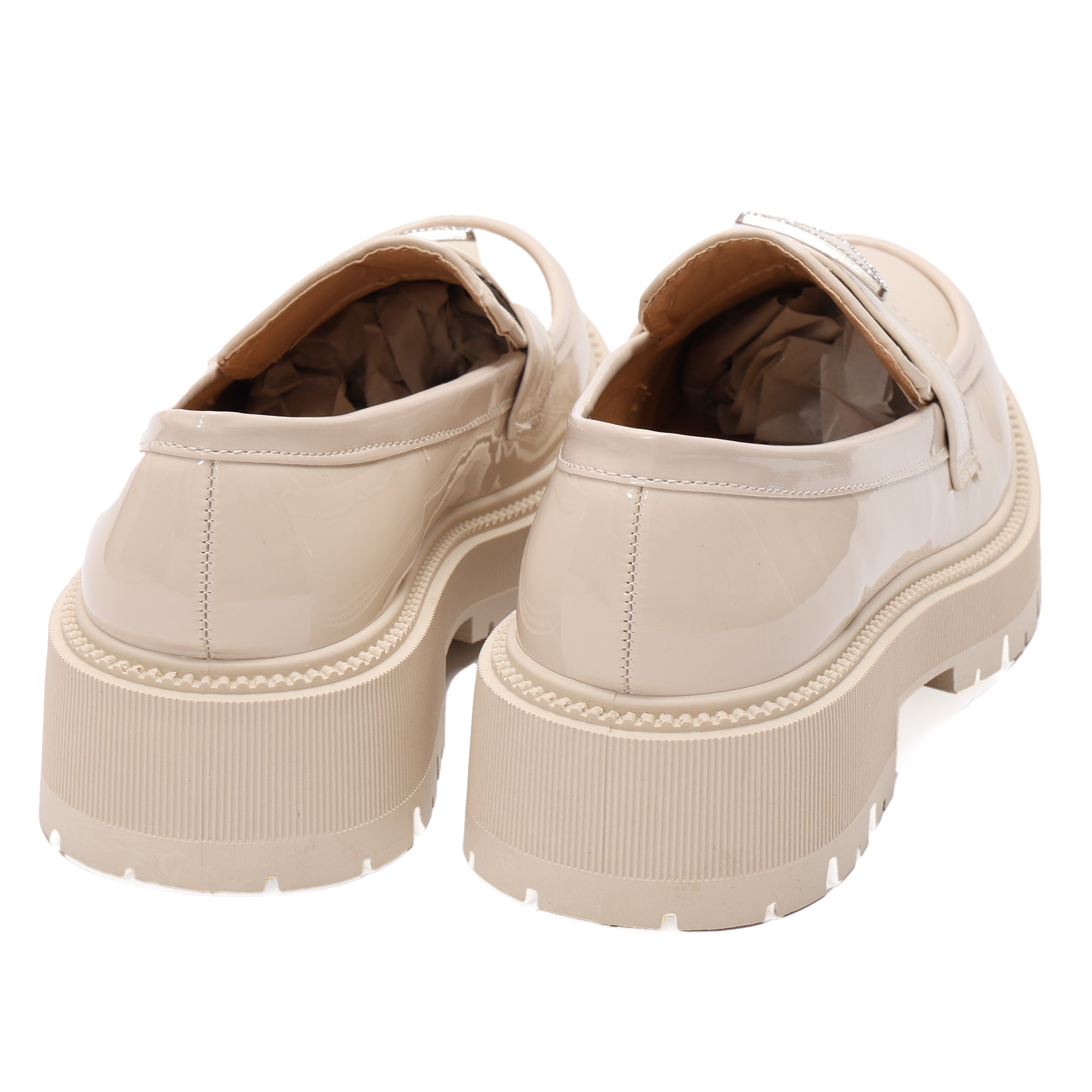 Mocassino in simil pelle con fibbia argentata- Art.DH1144