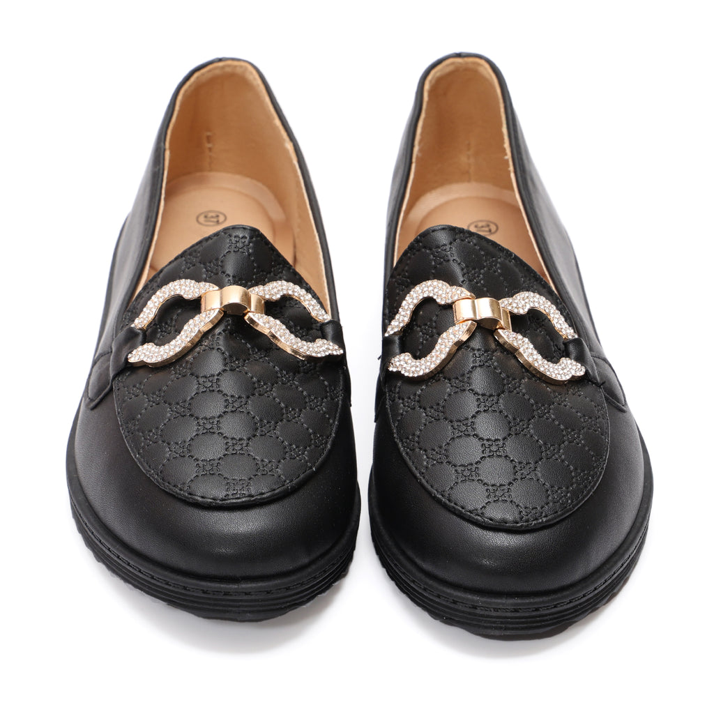 Mocassino in simil pelle con fibbia dorata- Art.DH1125