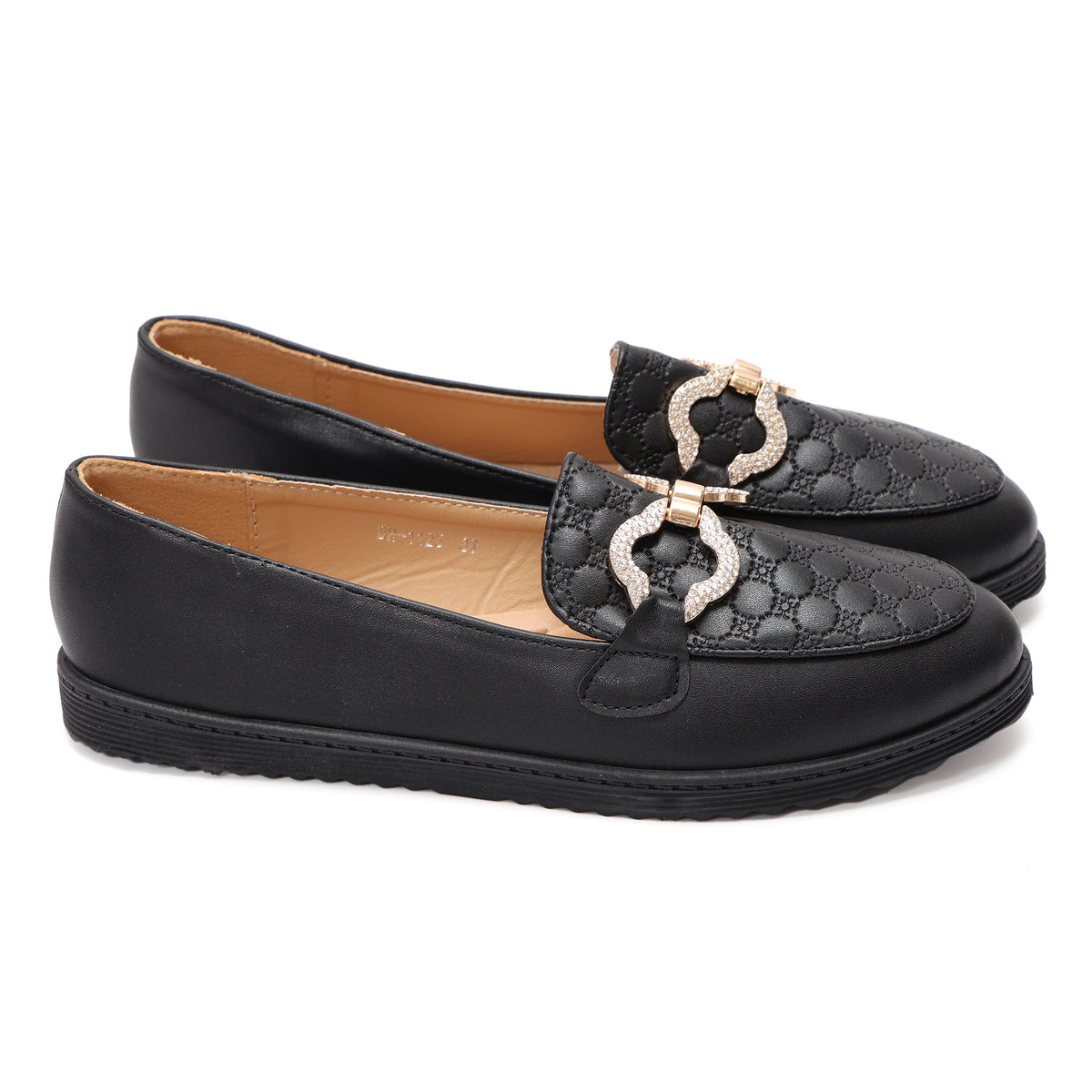 Mocassino in simil pelle con fibbia dorata- Art.DH1125