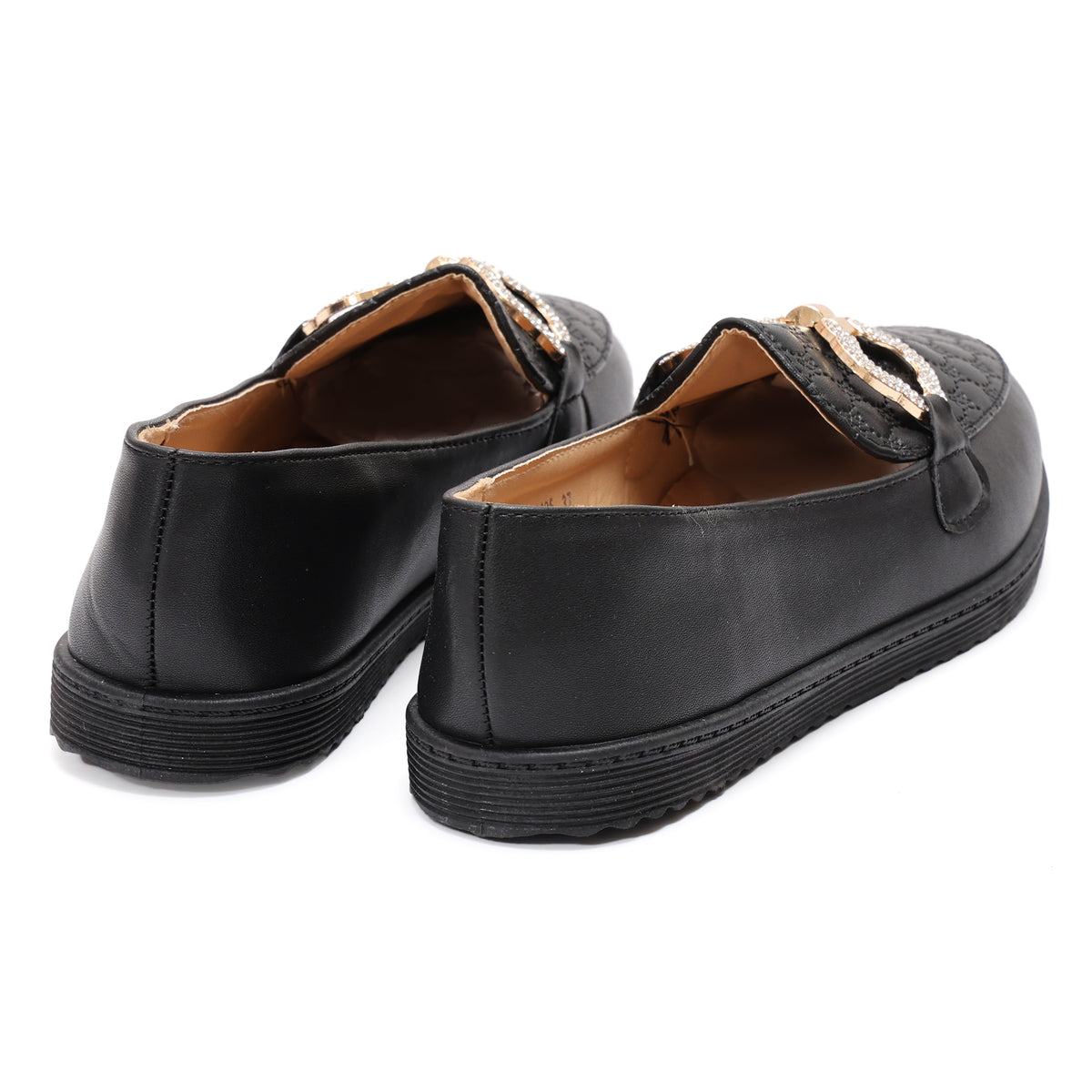 Mocassino in simil pelle con fibbia dorata- Art.DH1125