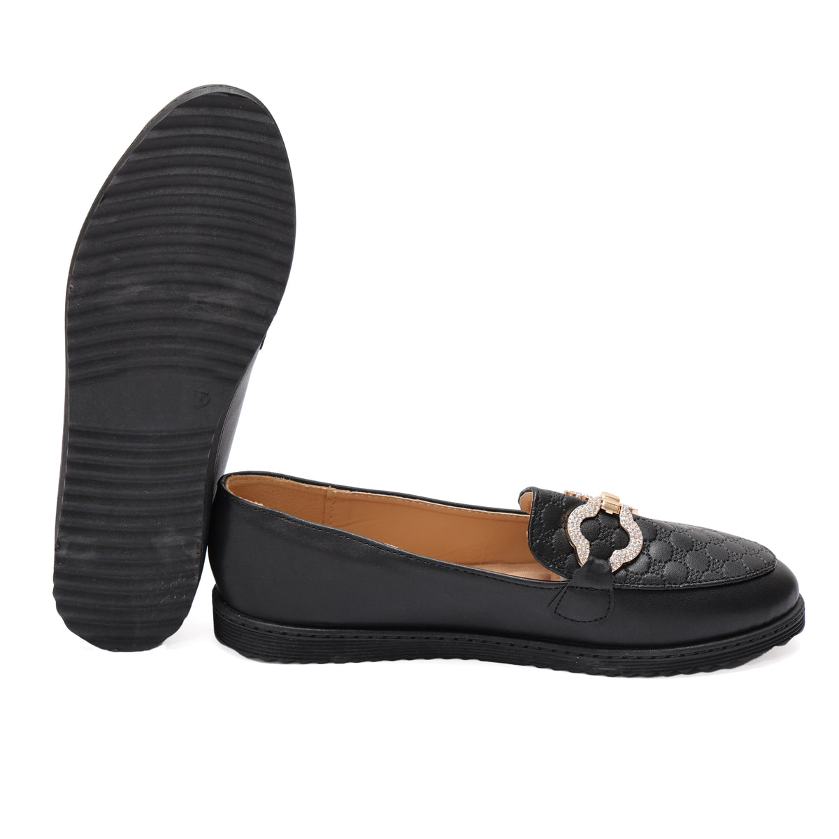 Mocassino in simil pelle con fibbia dorata- Art.DH1125