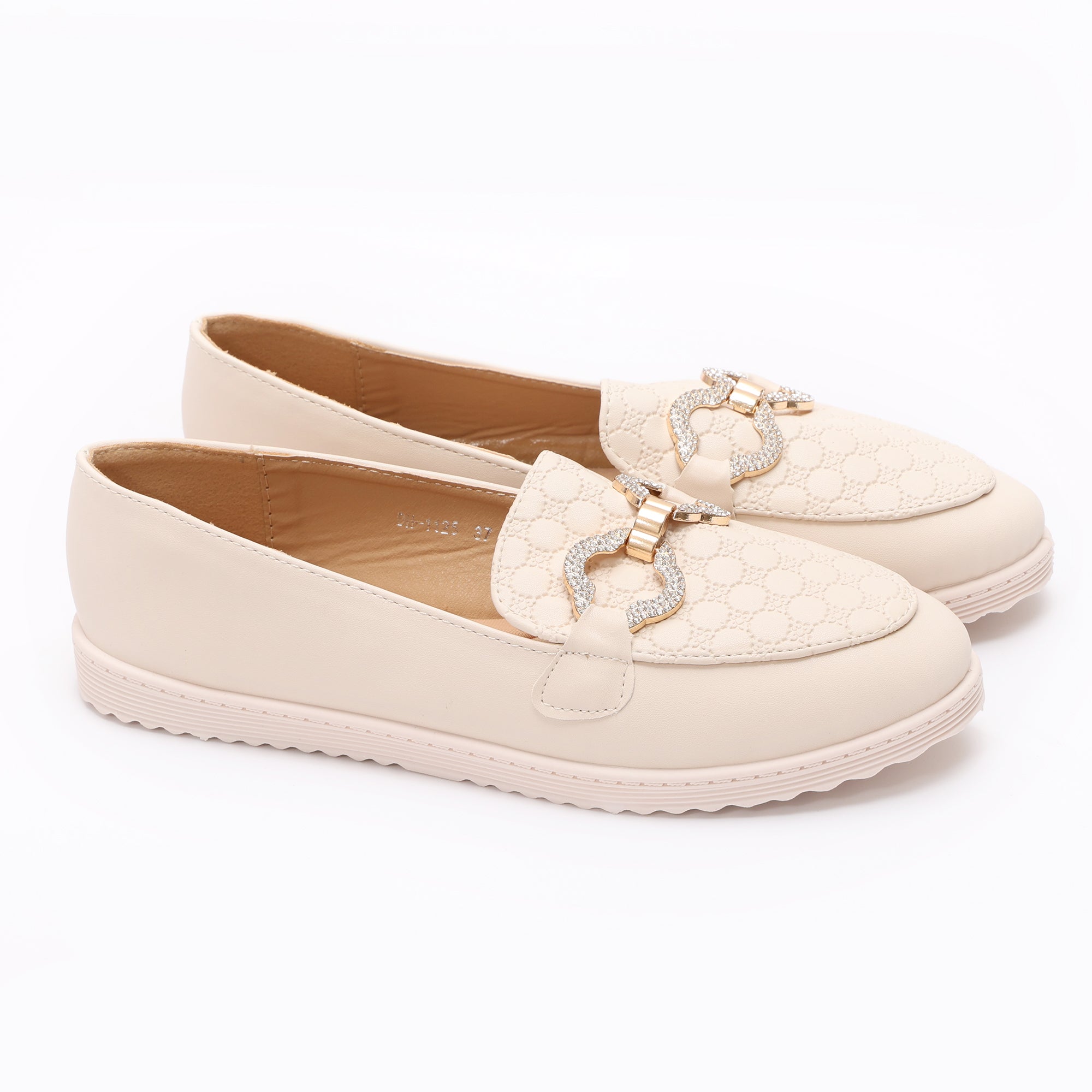Mocassino in simil pelle con fibbia dorata- Art.DH1125