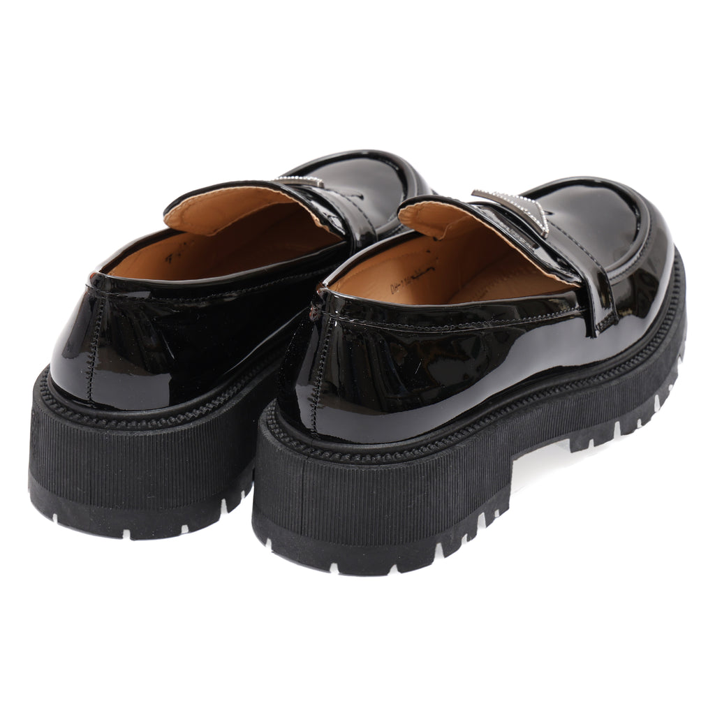 Mocassino in simil pelle con fibbia argentata- Art.DH1144