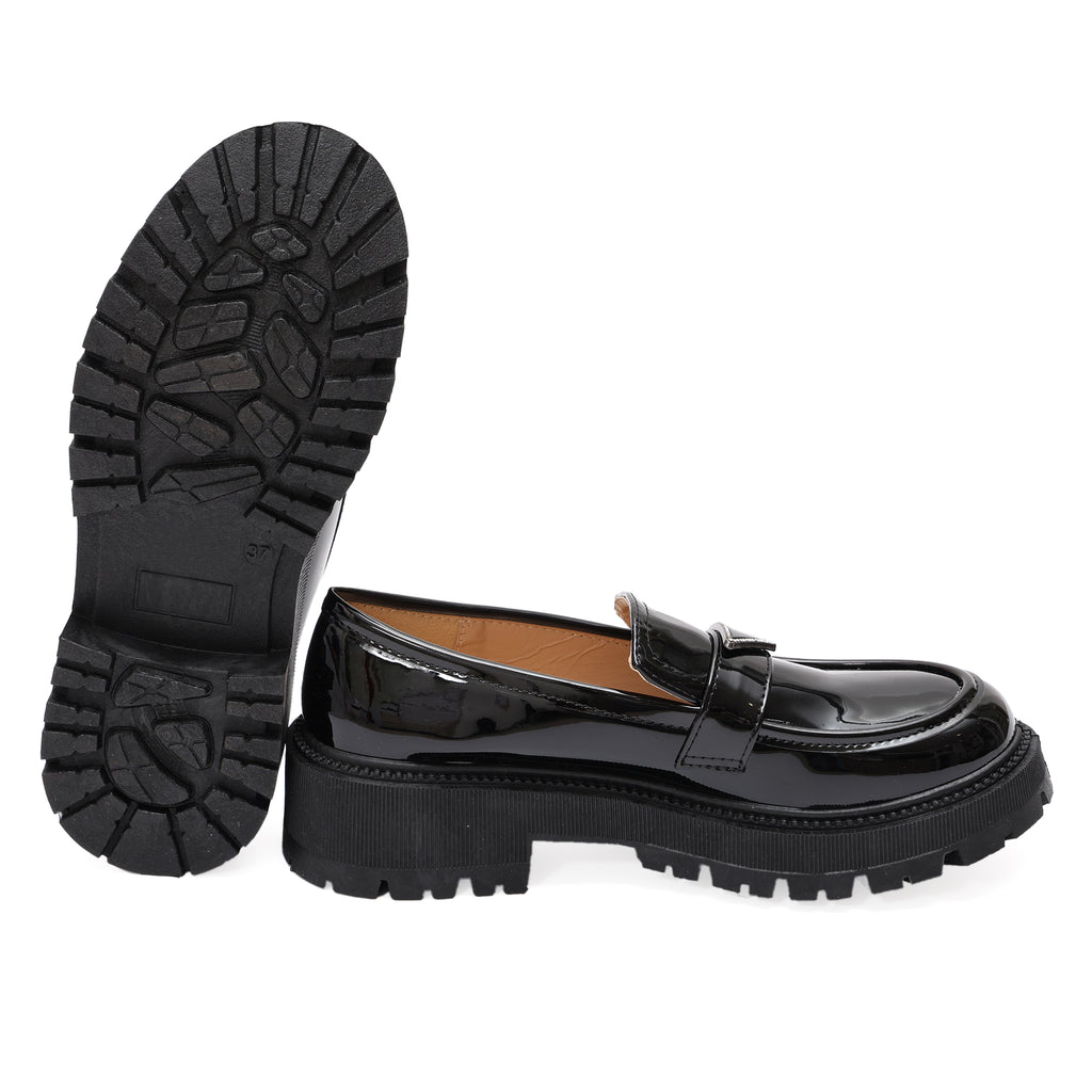 Mocassino in simil pelle con fibbia argentata- Art.DH1144