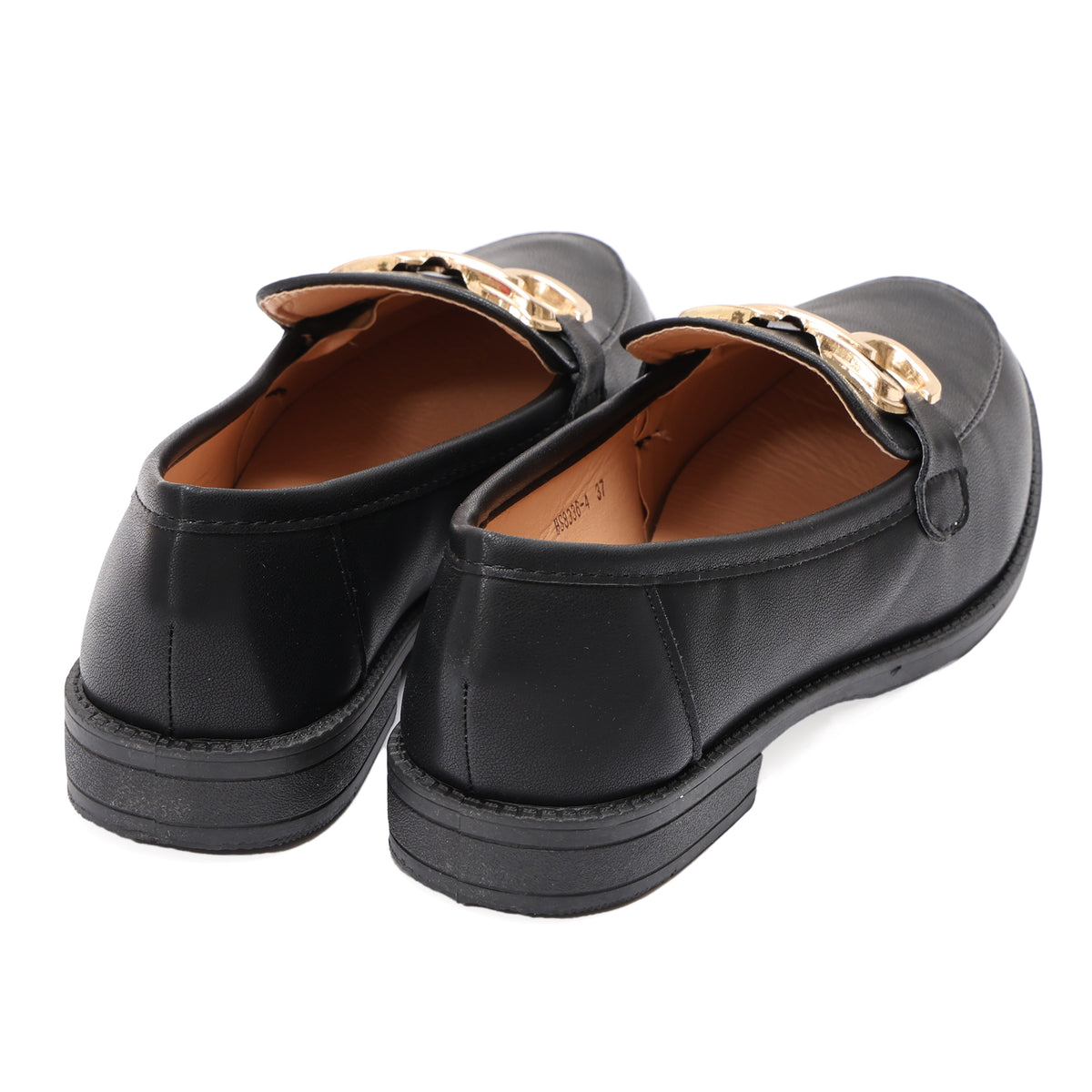 Mocassino in simil pelle con fibbia dorata- Art.HS83364