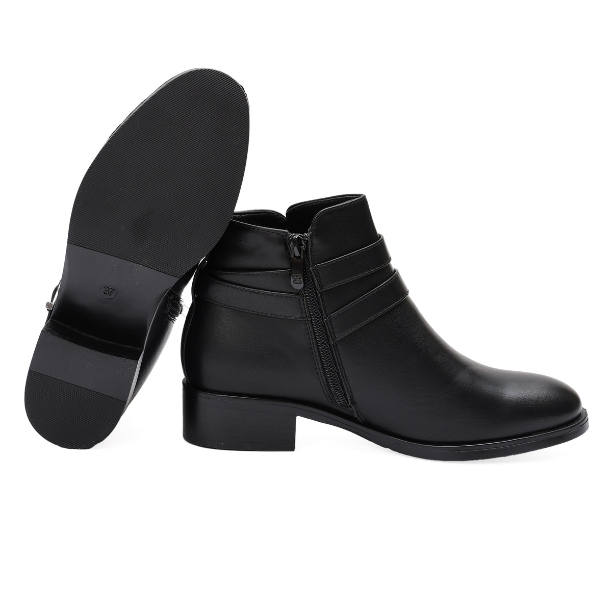 Stivaletto in simil pelle con fibbia- Art.CHC313