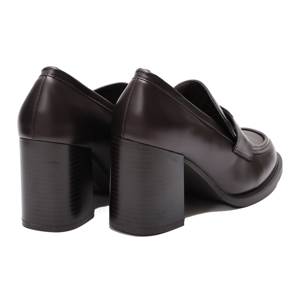 Mocassino in simil pelle con tacco- Art.9239