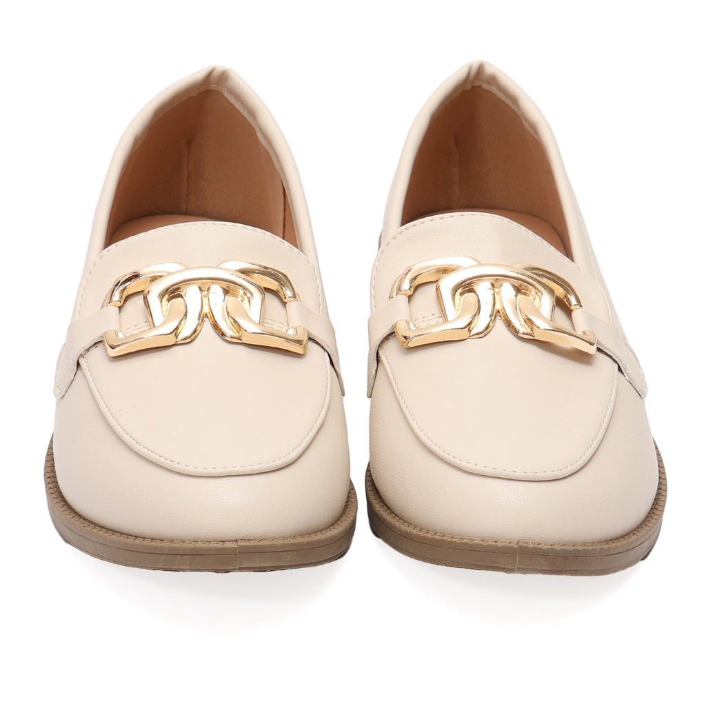 Mocassino in simil pelle con fibbia dorata- Art.HS83364