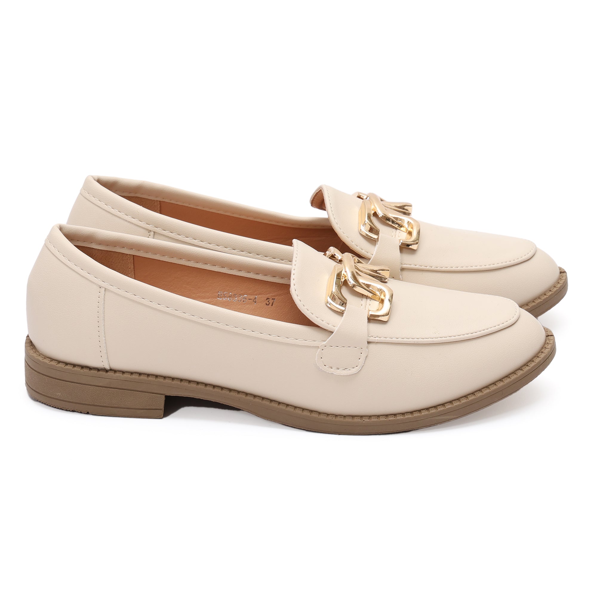 Mocassino in simil pelle con fibbia dorata- Art.HS83364