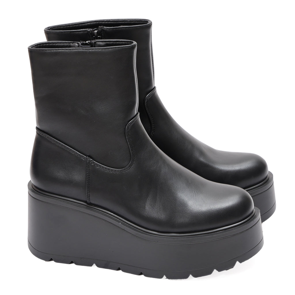 Stivaletto in simil pelle con zeppa- Art.DMLM8997