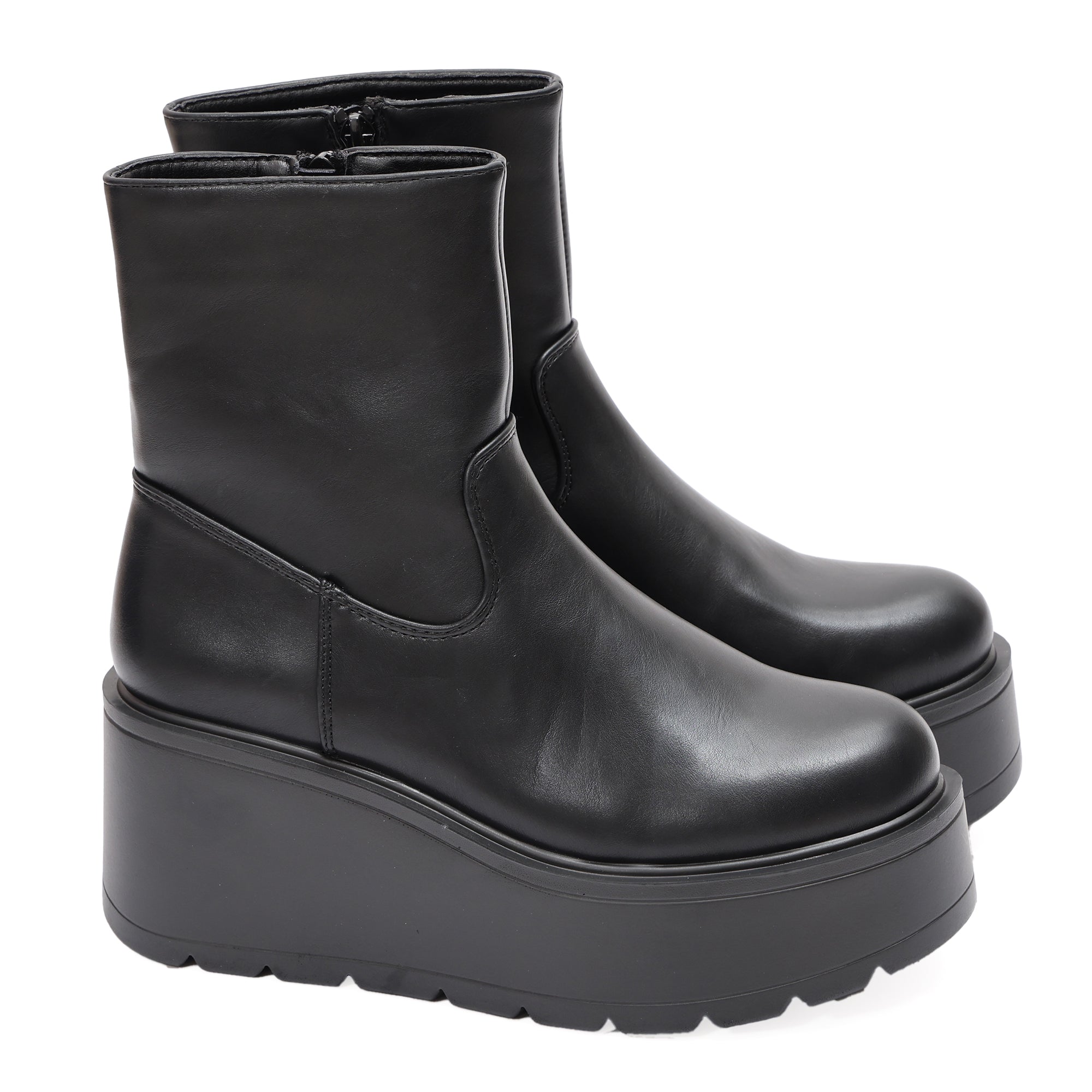Stivaletto in simil pelle con zeppa- Art.DMLM8997