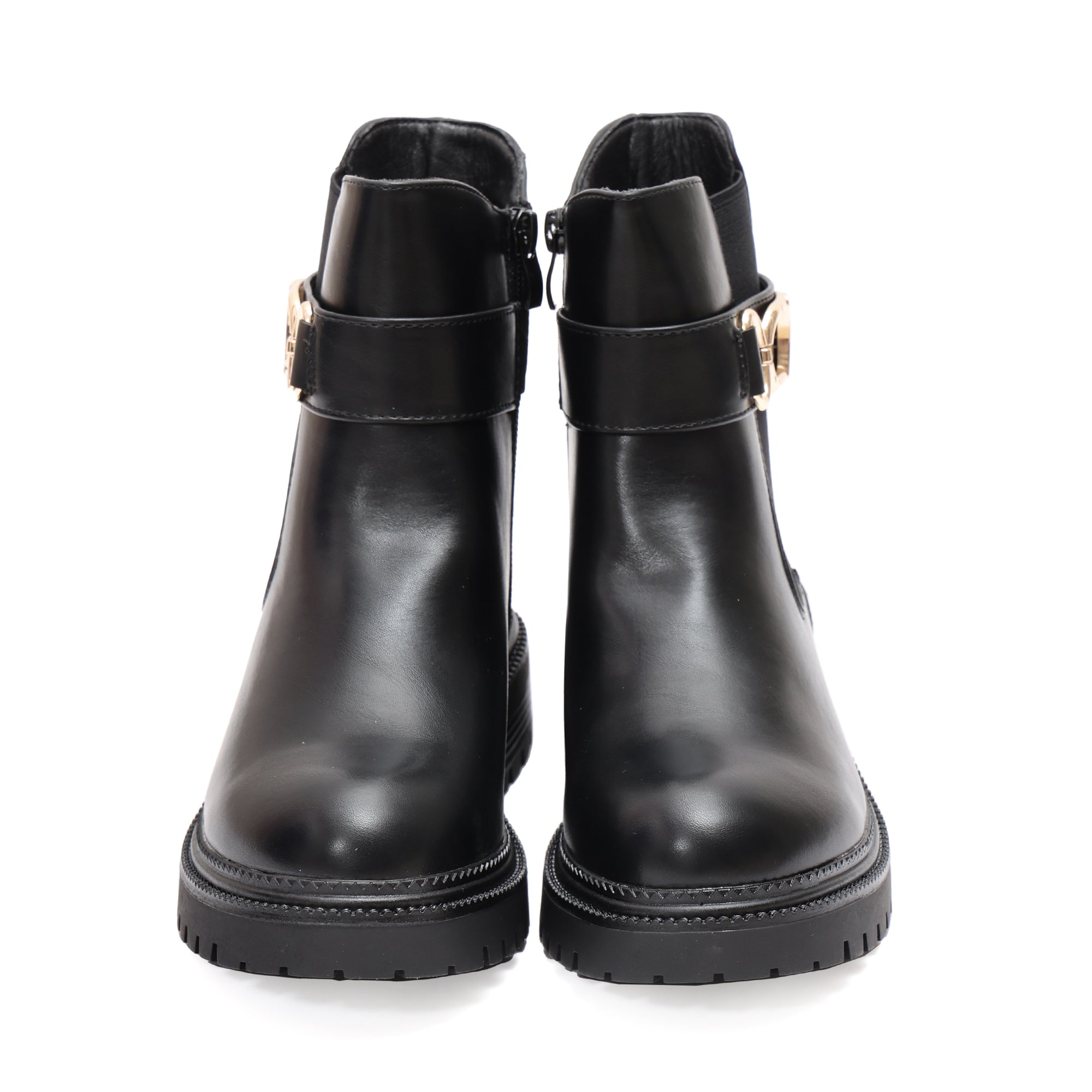 Stivaletto in simil pelle con elastico e fibbia dorata - Art.DMLM8993