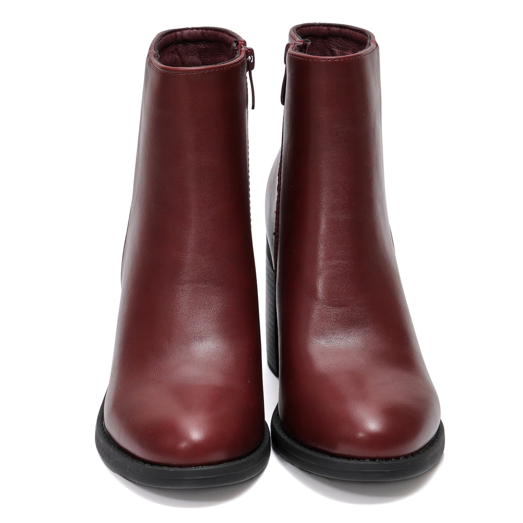 Stivaletto in simil pelle con tacco- Art.BM203