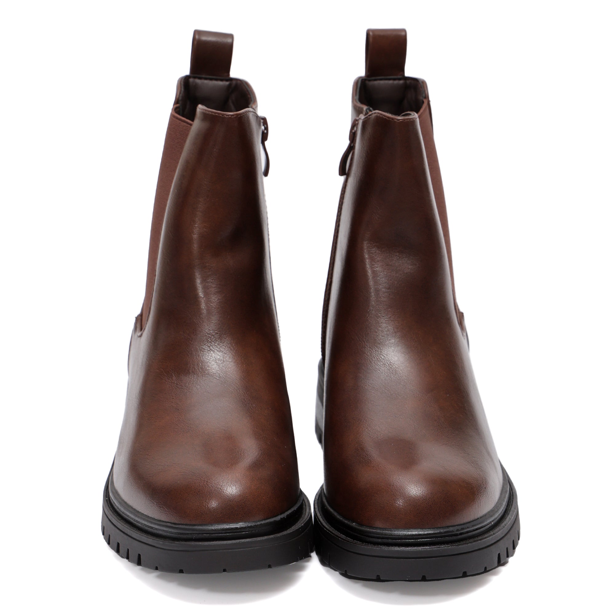 Stivaletto in simil pelle con fascia elastica- Art.9268