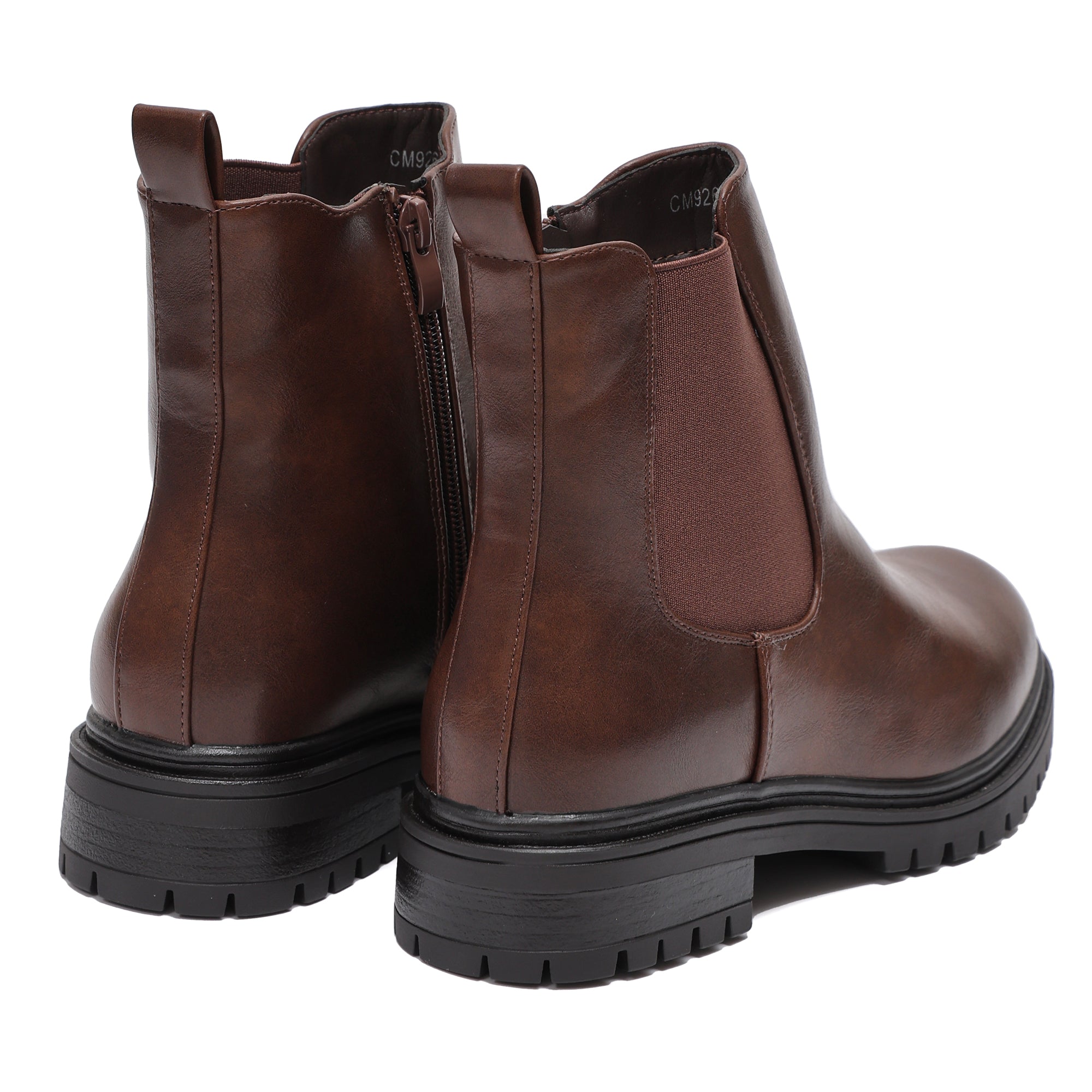 Stivaletto in simil pelle con fascia elastica- Art.9268