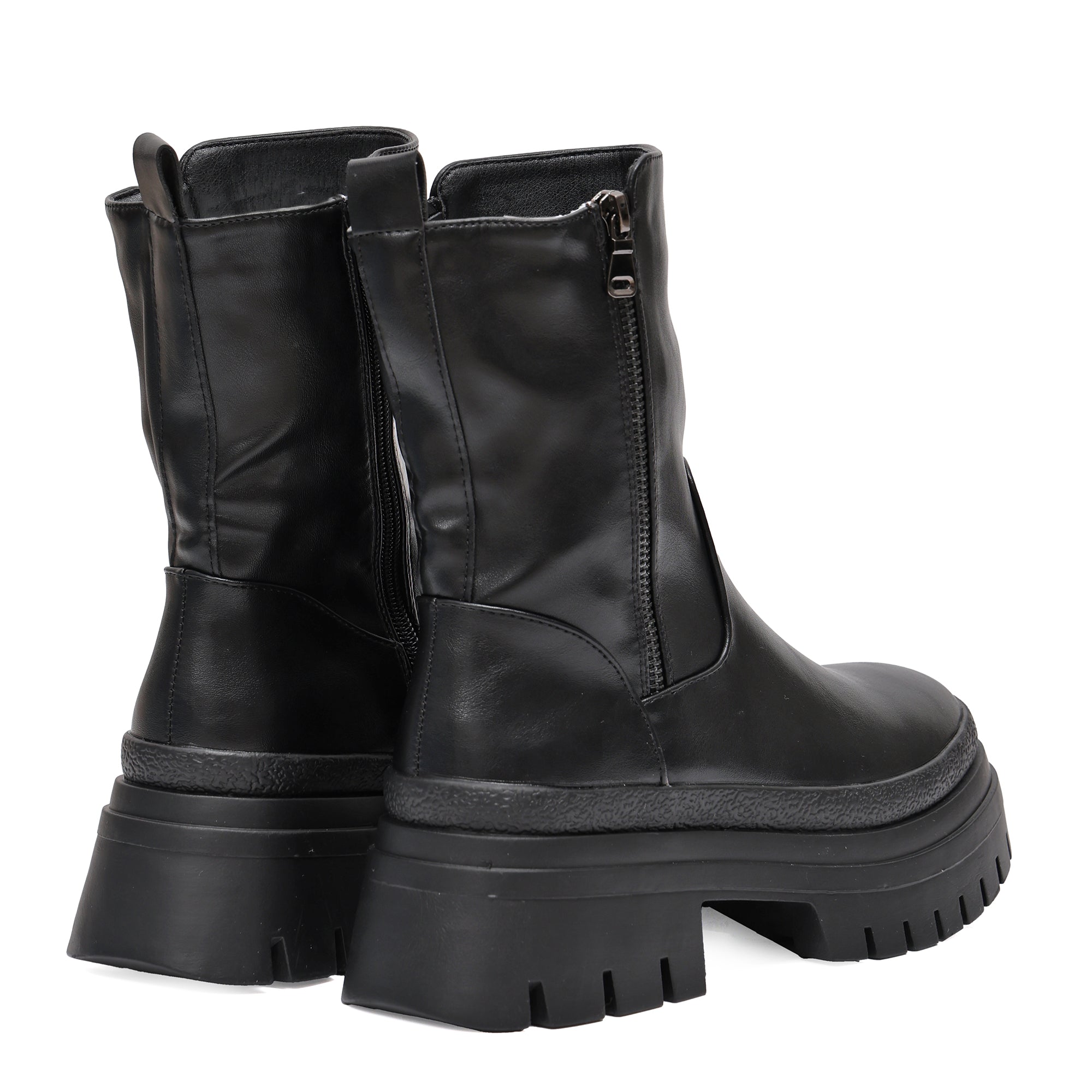 Stivaletto in simil pelle con cintura finta- Art.DQY9616