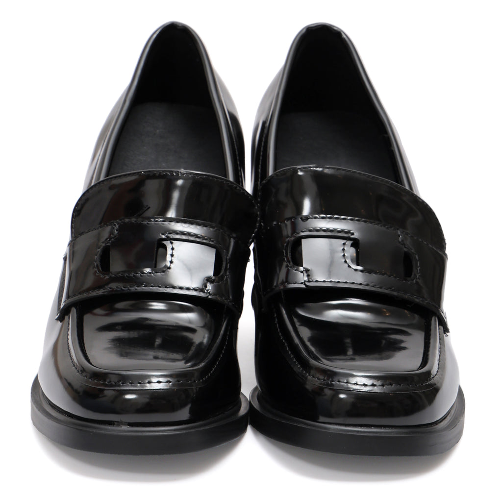 Mocassino in simil pelle con tacco- Art.9238