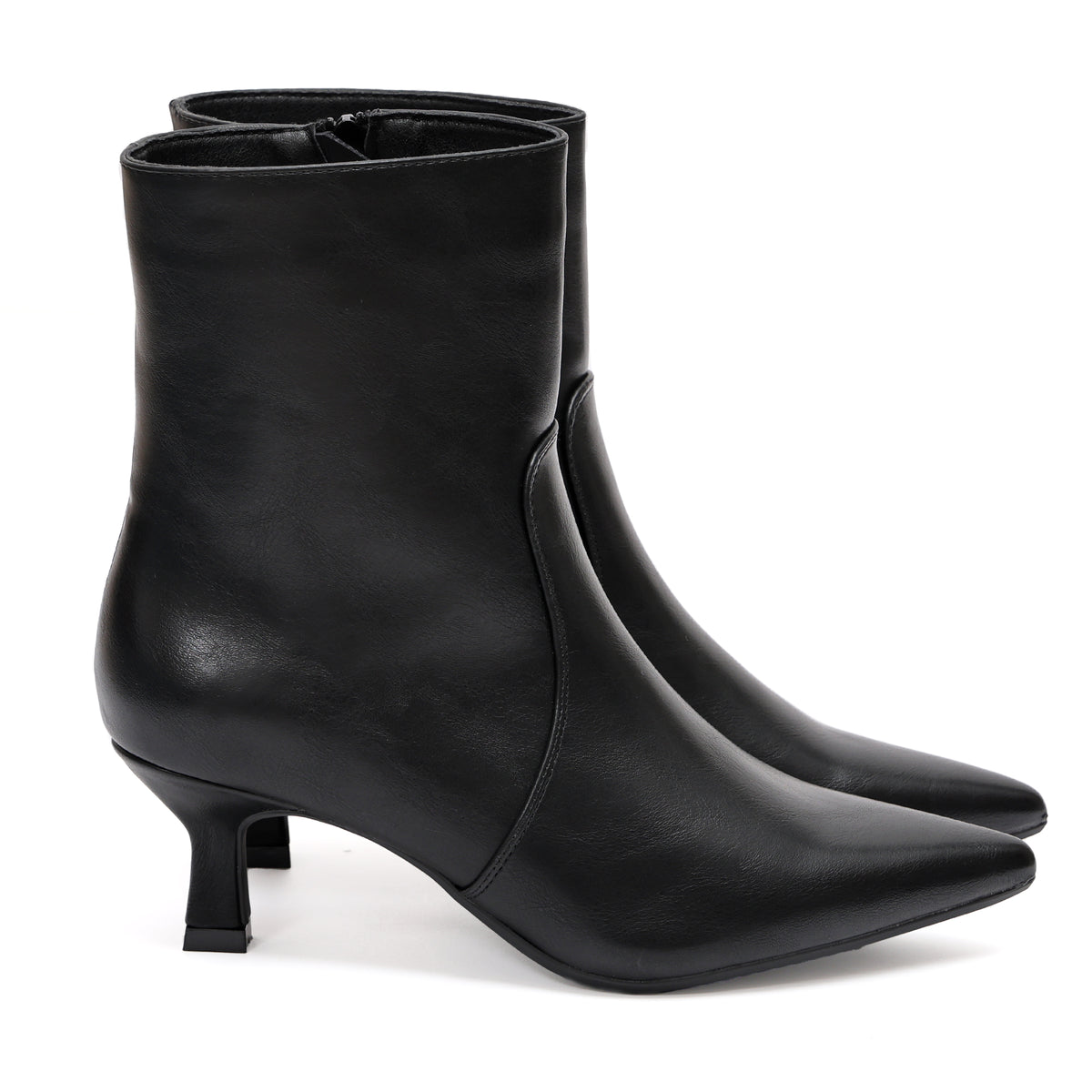 Stivaletto in simil pelle con tacco- Art.9249