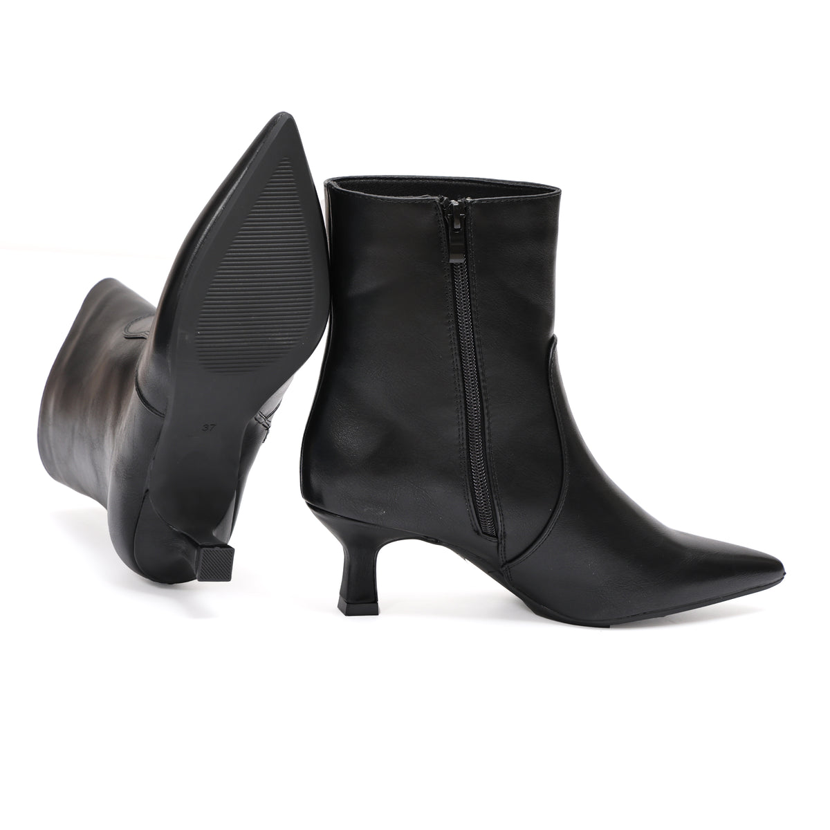 Stivaletto in simil pelle con tacco- Art.9249