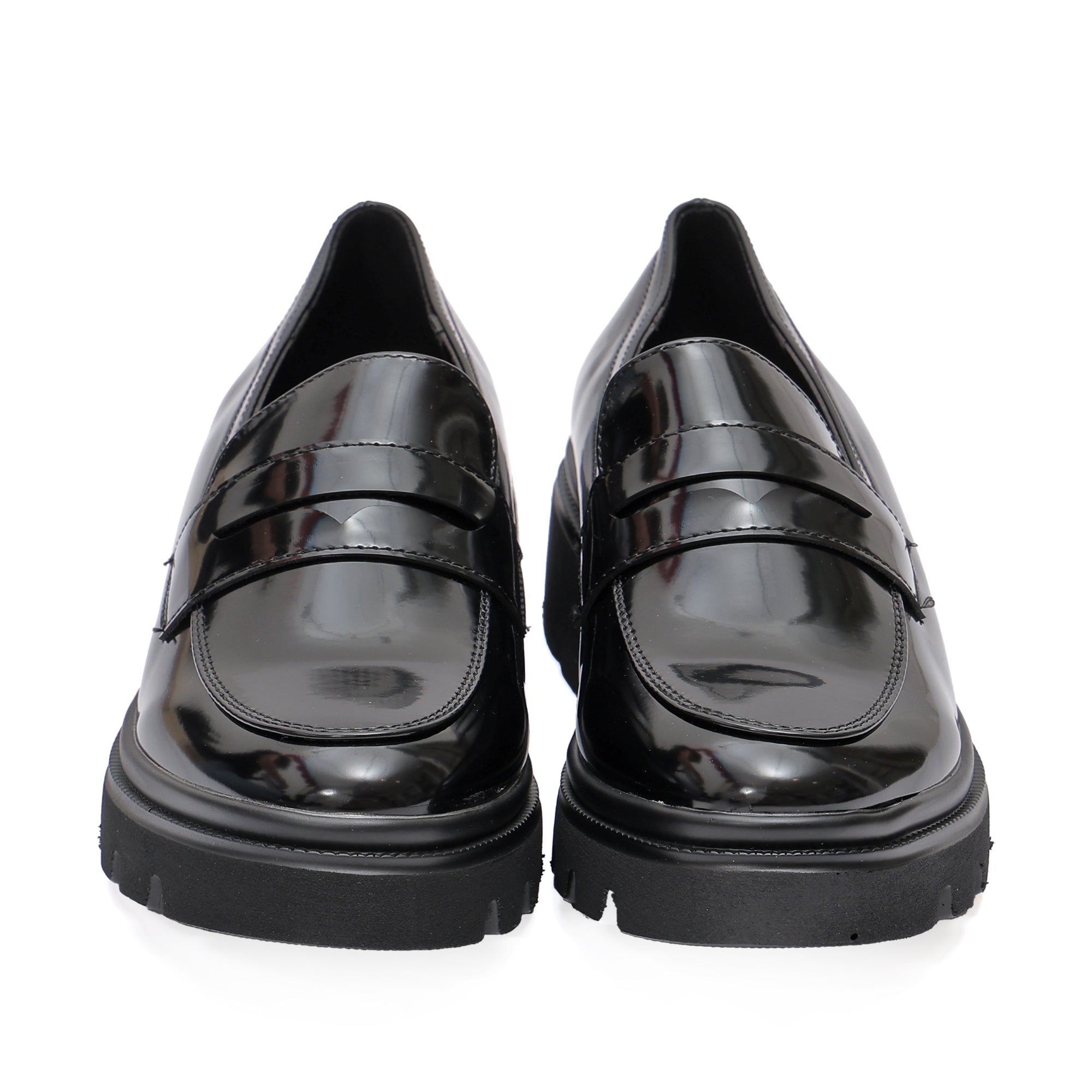 Mocassino in simil pelle con tacco comodo- Art.9241