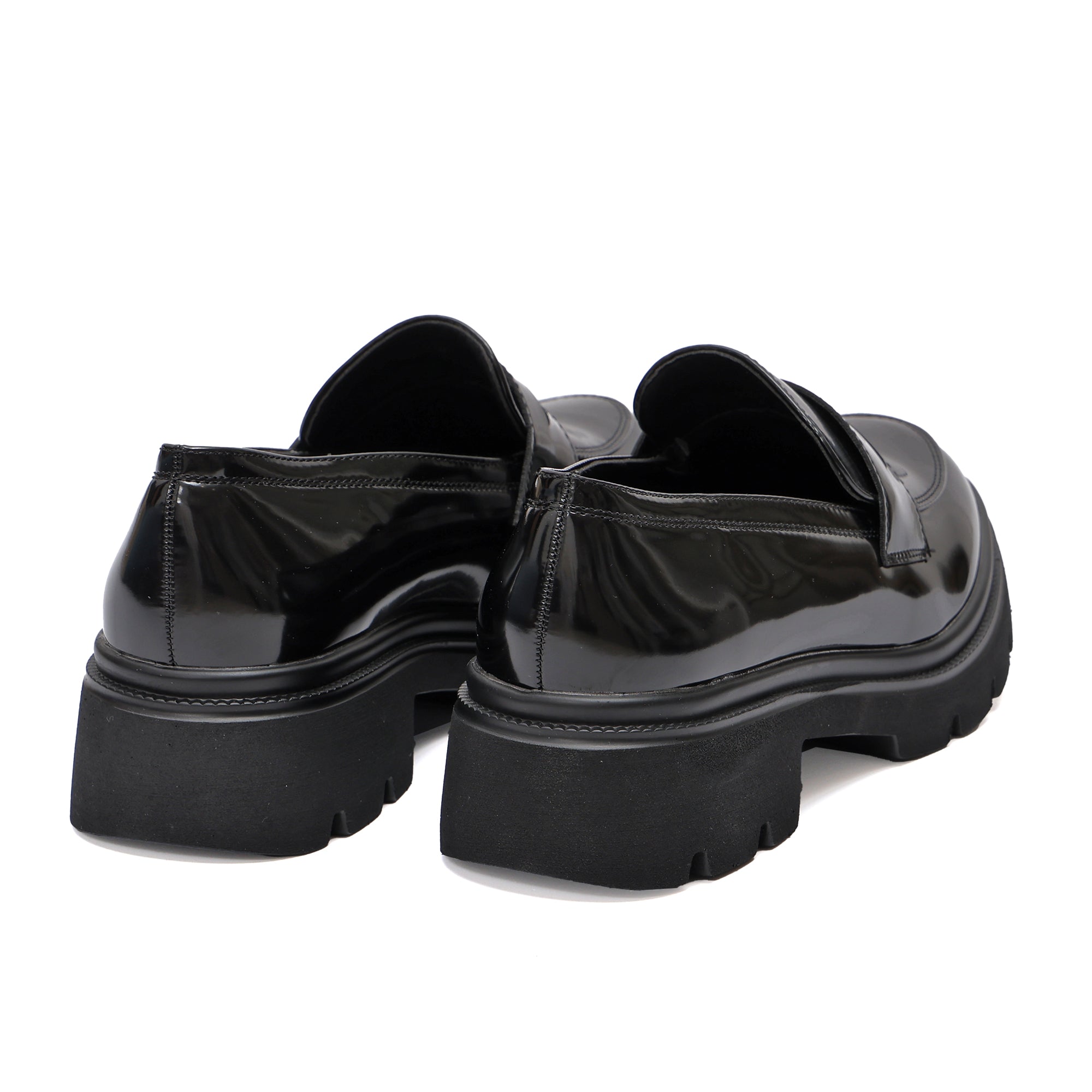 Mocassino in simil pelle con tacco comodo- Art.9241