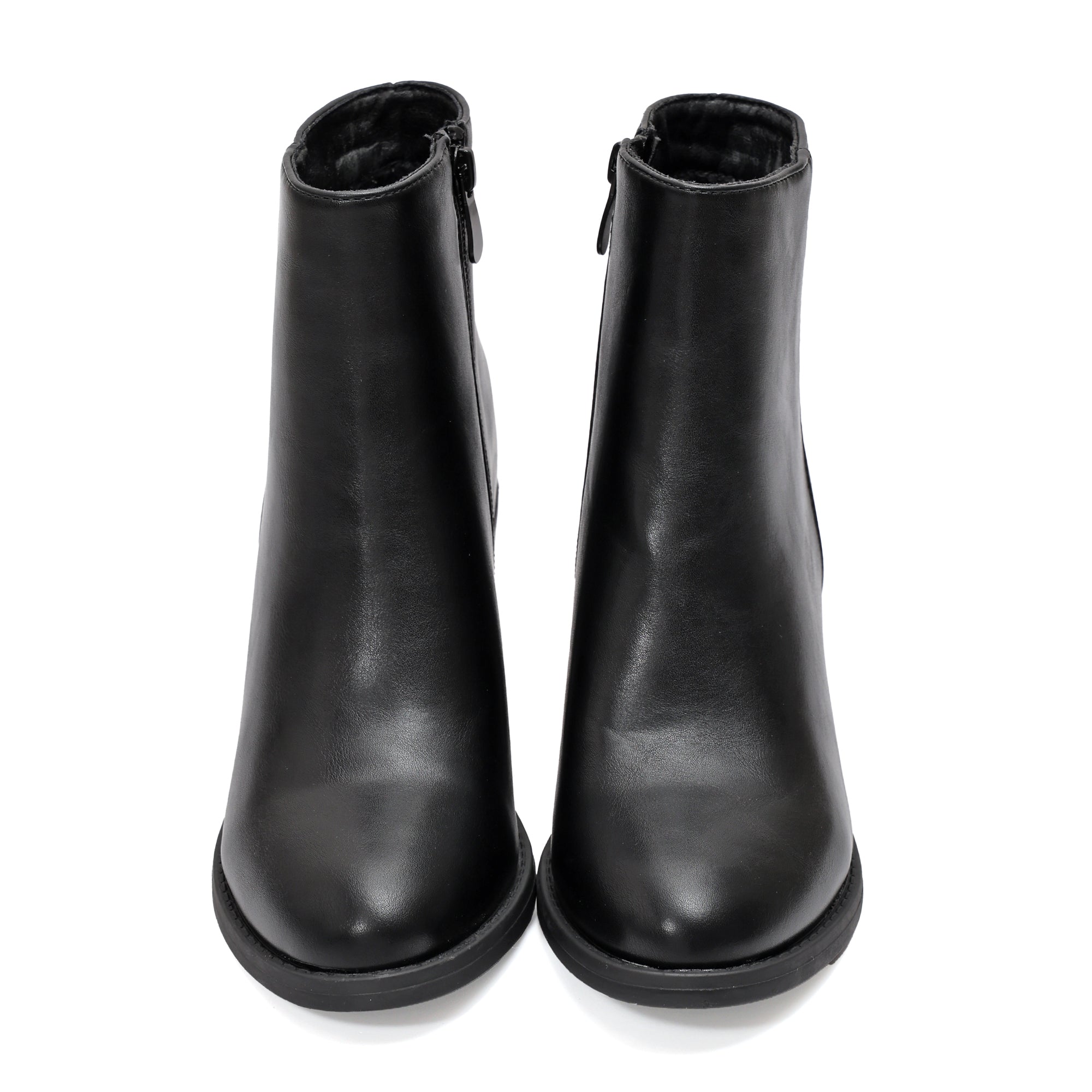 Stivaletto in simil pelle con tacco- Art.BM203