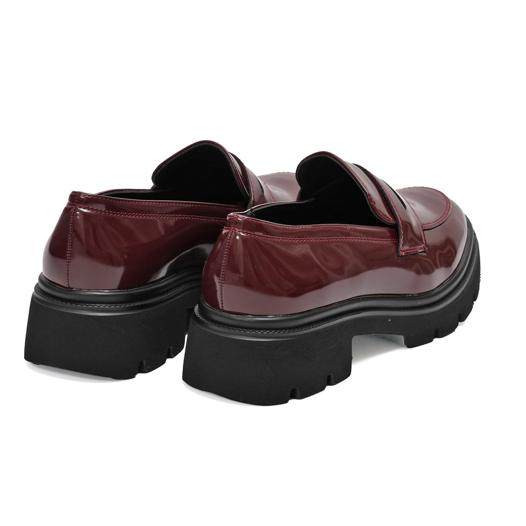 Mocassino in simil pelle con tacco comodo- Art.9241