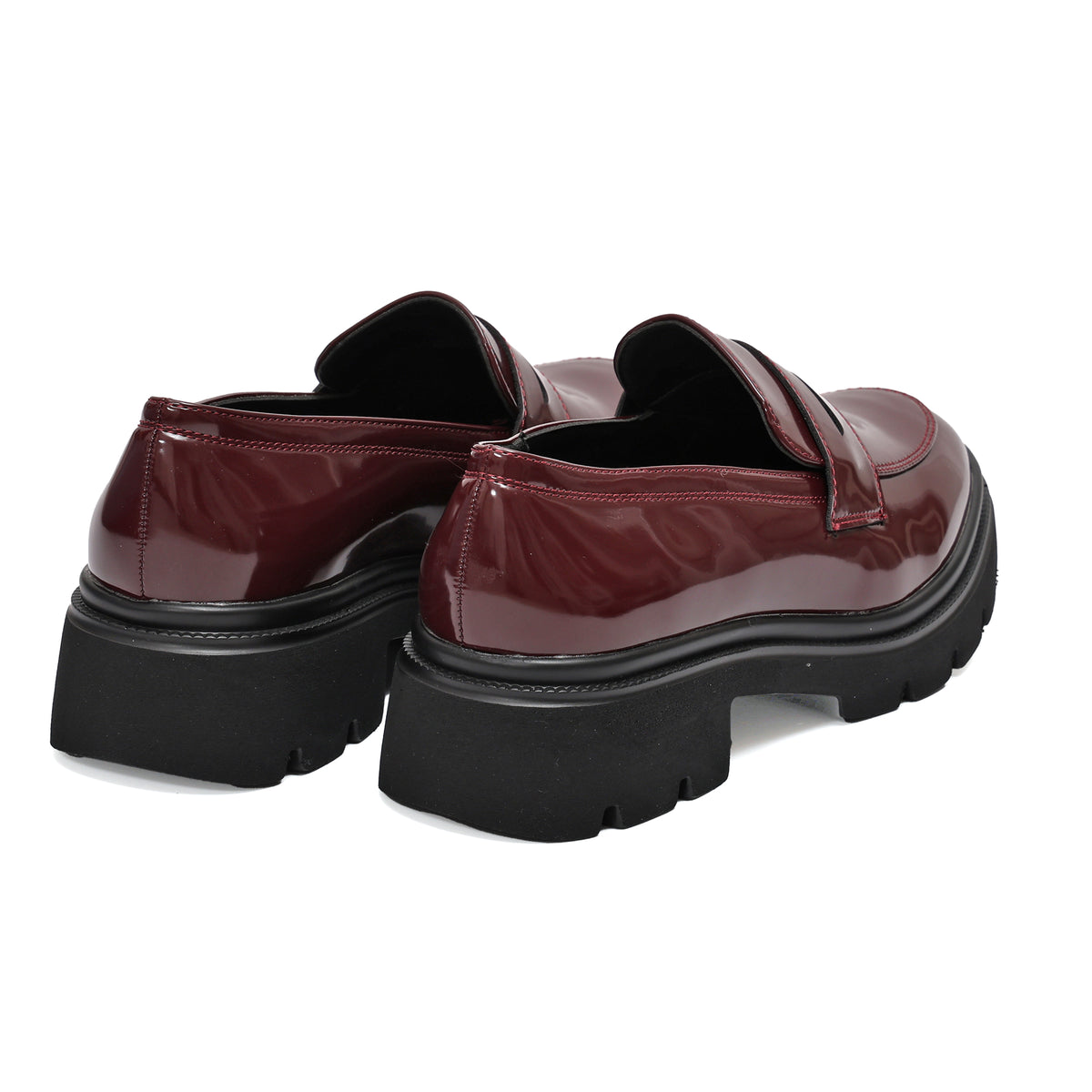 Mocassino in simil pelle con tacco comodo- Art.9241