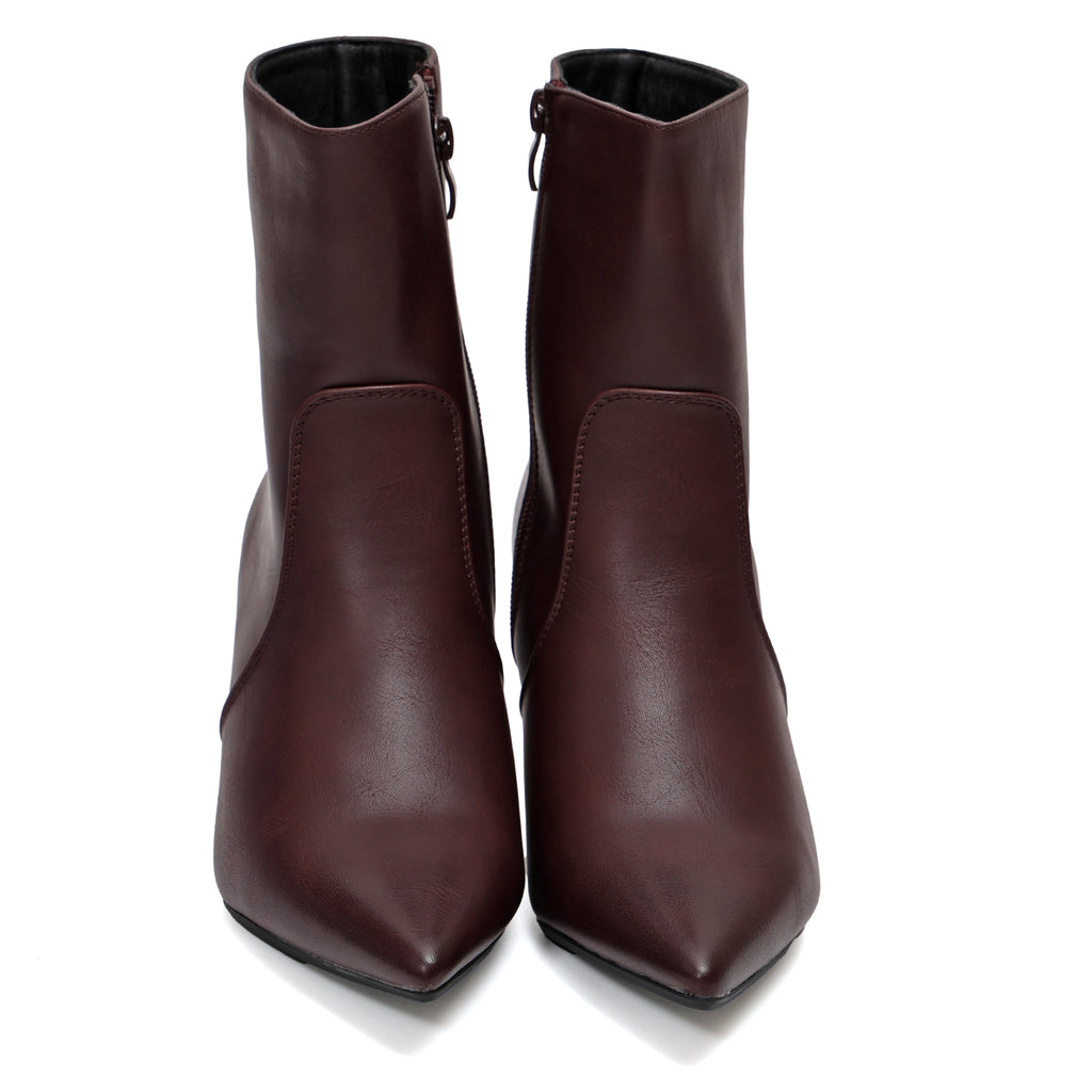 Stivaletto in simil pelle con tacco- Art.9249