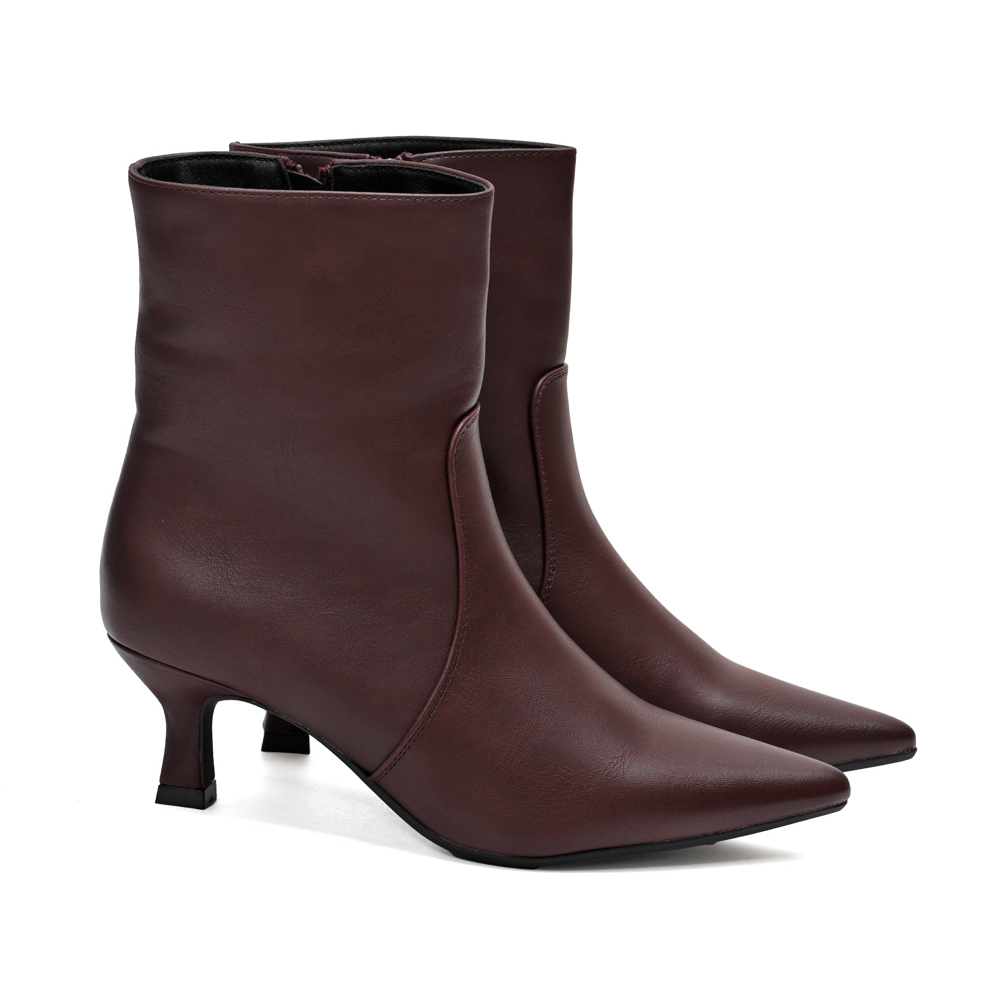 Stivaletto in simil pelle con tacco- Art.9249