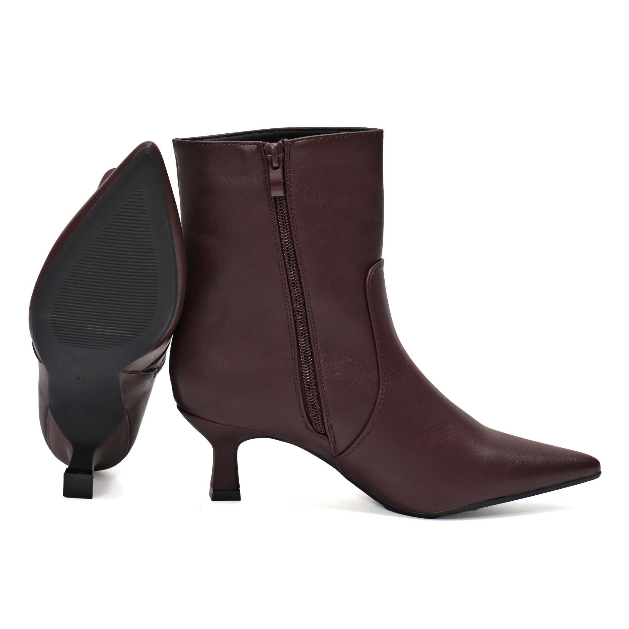 Stivaletto in simil pelle con tacco- Art.9249