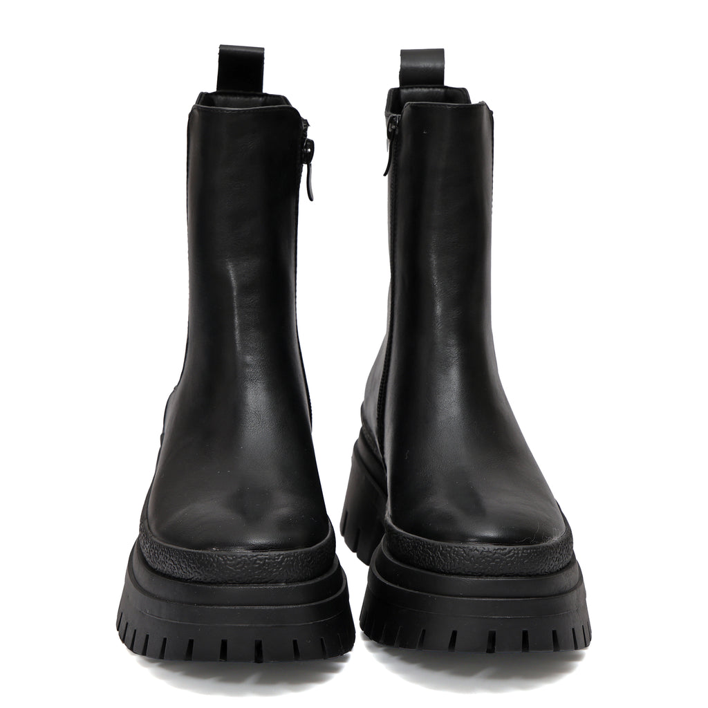 Stivaletto in simil pelle con fascia elastica- Art.DQY8159